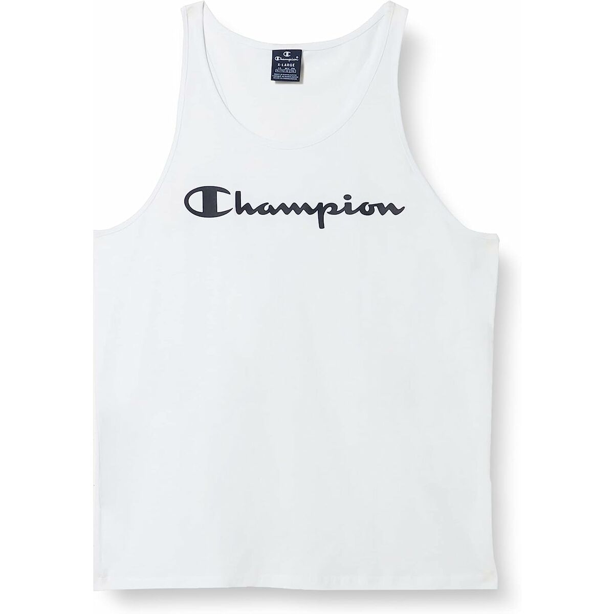 Ärmlös sporttröja Herr Champion Tank Top Vit - 3