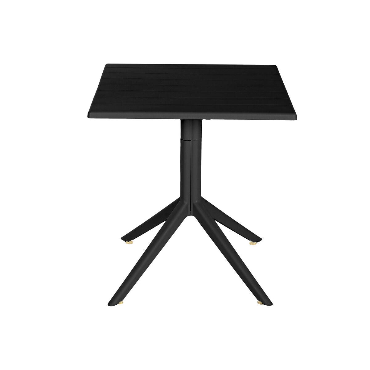 Matsalsbord Home ESPRIT Svart Metall polypropen 70 x 70 x 75 cm
