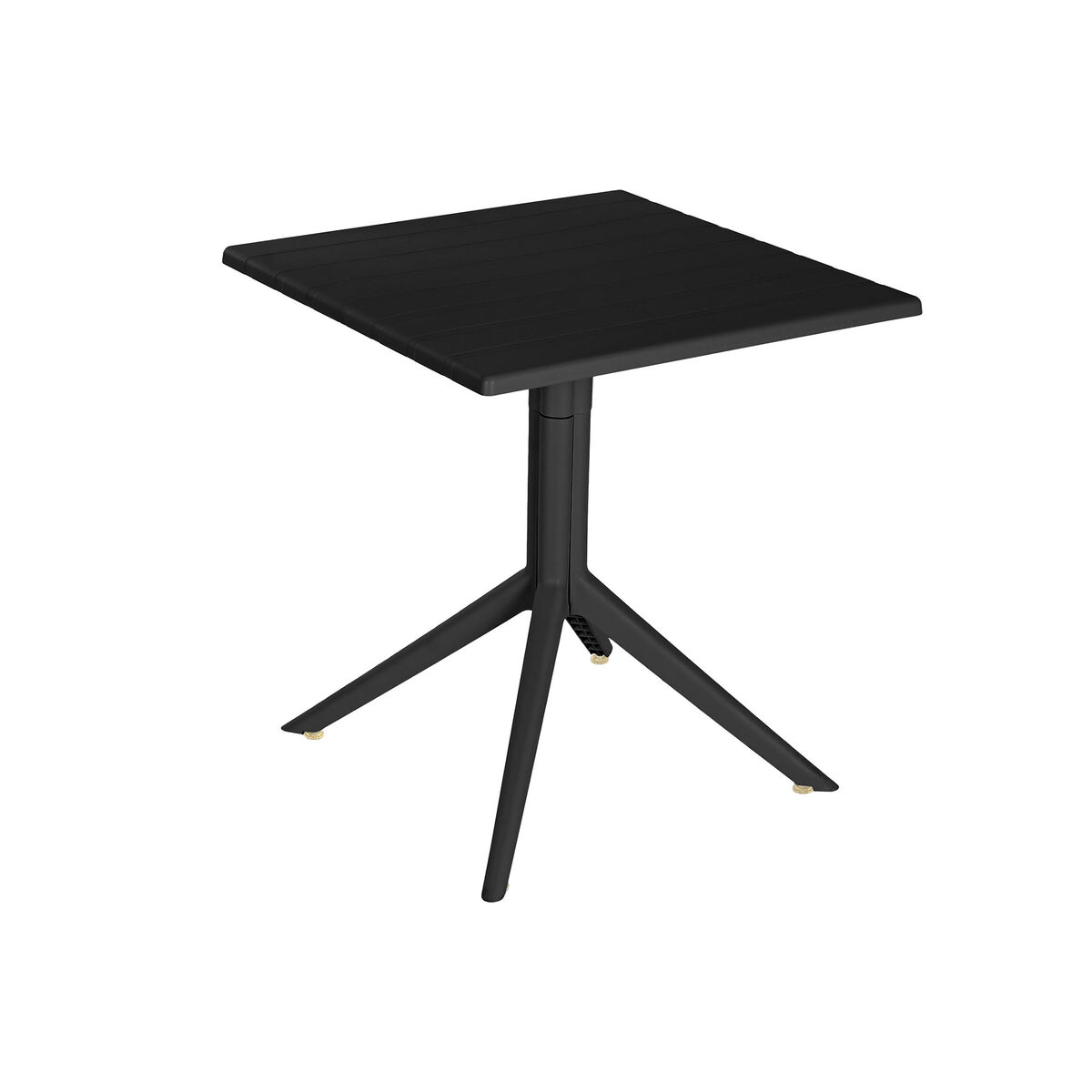 Matsalsbord Home ESPRIT Svart Metall polypropen 70 x 70 x 75 cm - 2