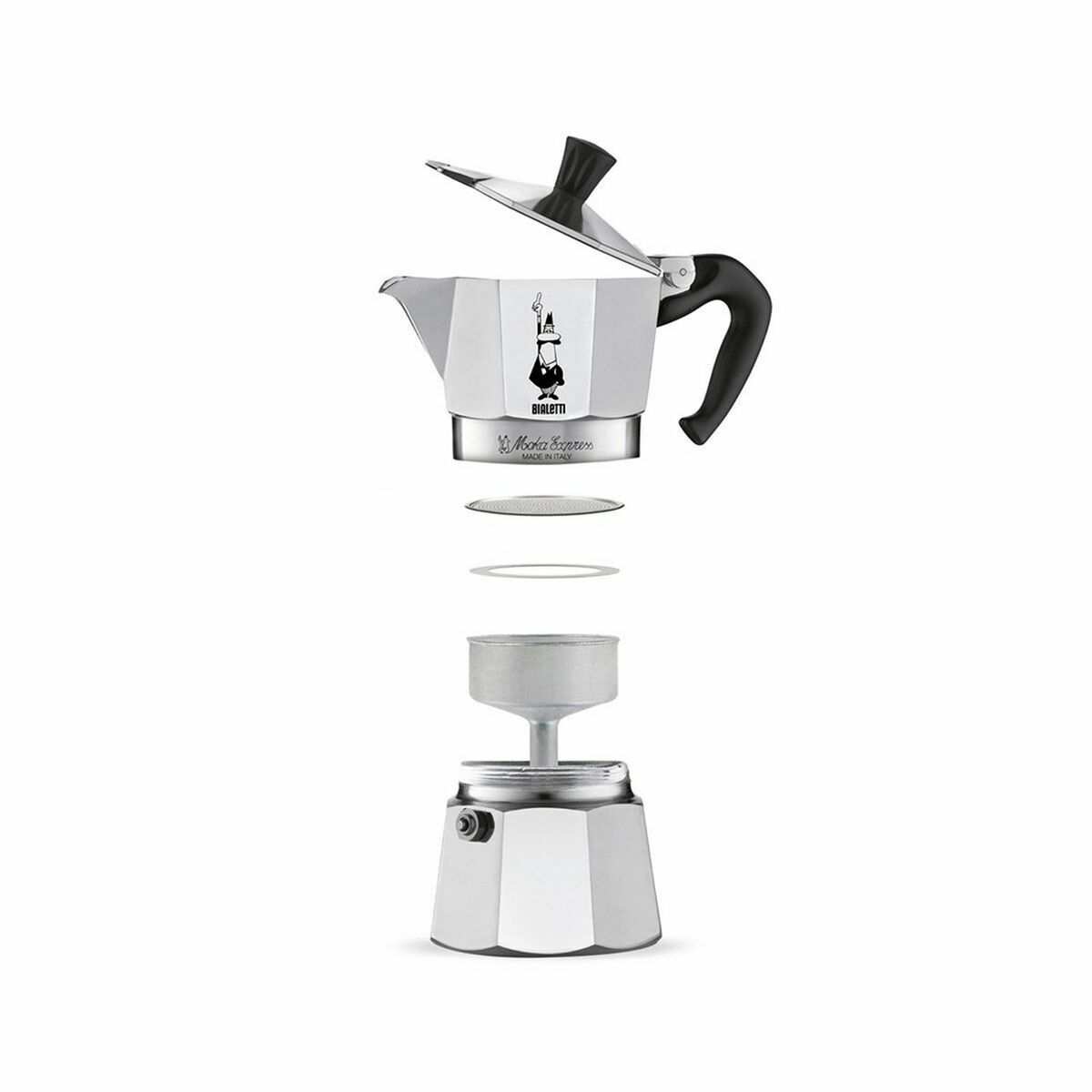 Italiensk Kaffepanna Bialetti Moka Express Aluminium 300 ml 6 Koppar - 3