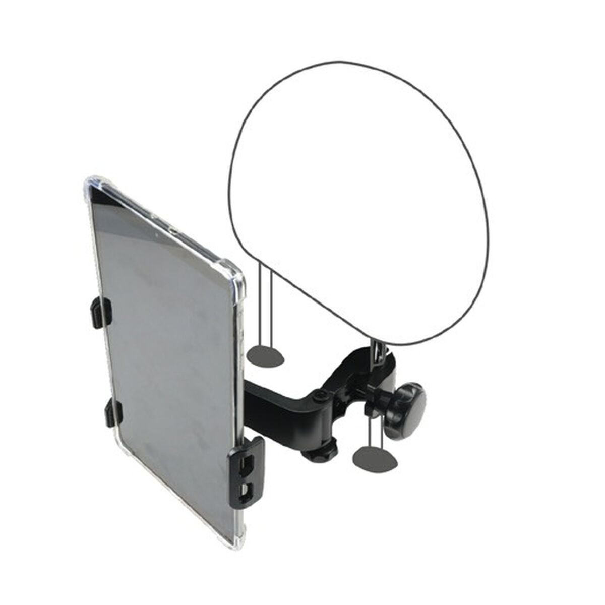 Bilhållare till läsplatta Mobilis U.FIX - 6