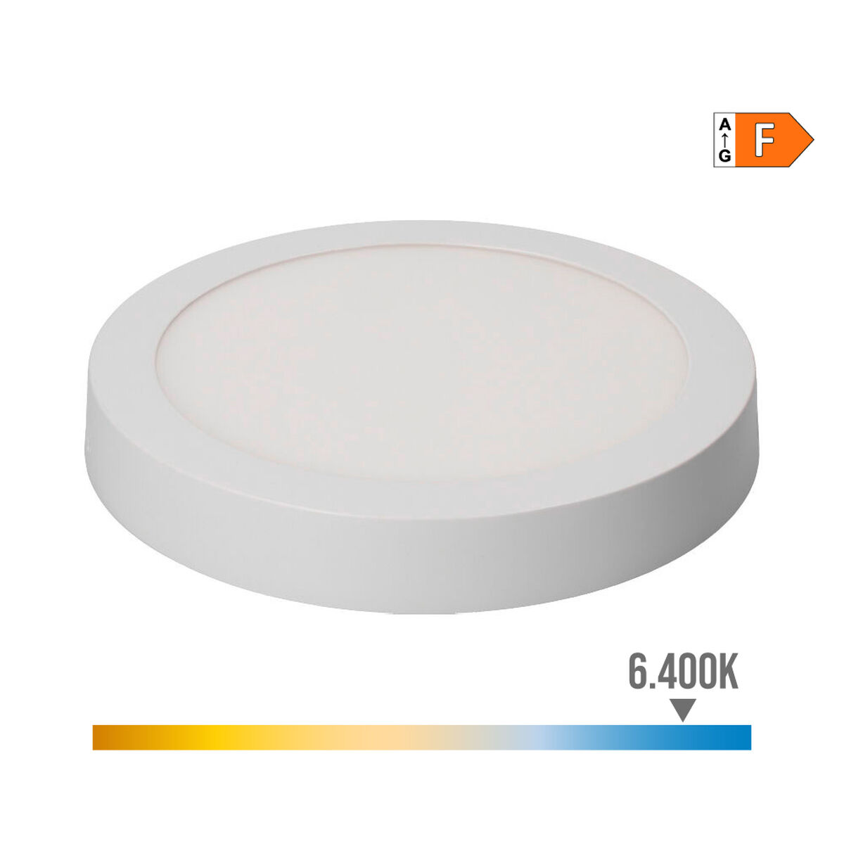 Taklampa EDM 31594 Vit Aluminium Plast 20 W 22,5 x 22,5 x 4 cm (6400 K) - 3