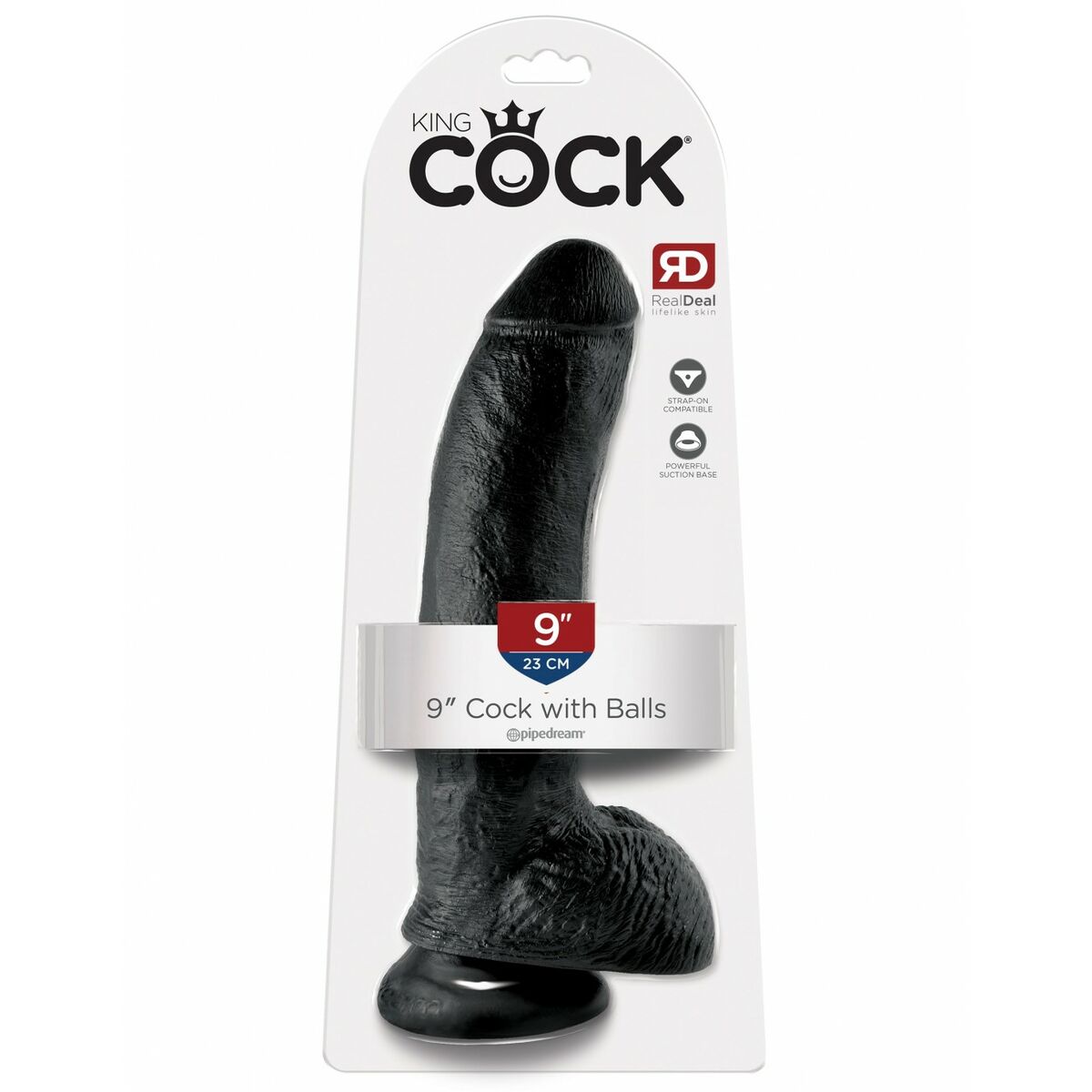 Realistisk dildo Pipedream King Cock PVC - 2