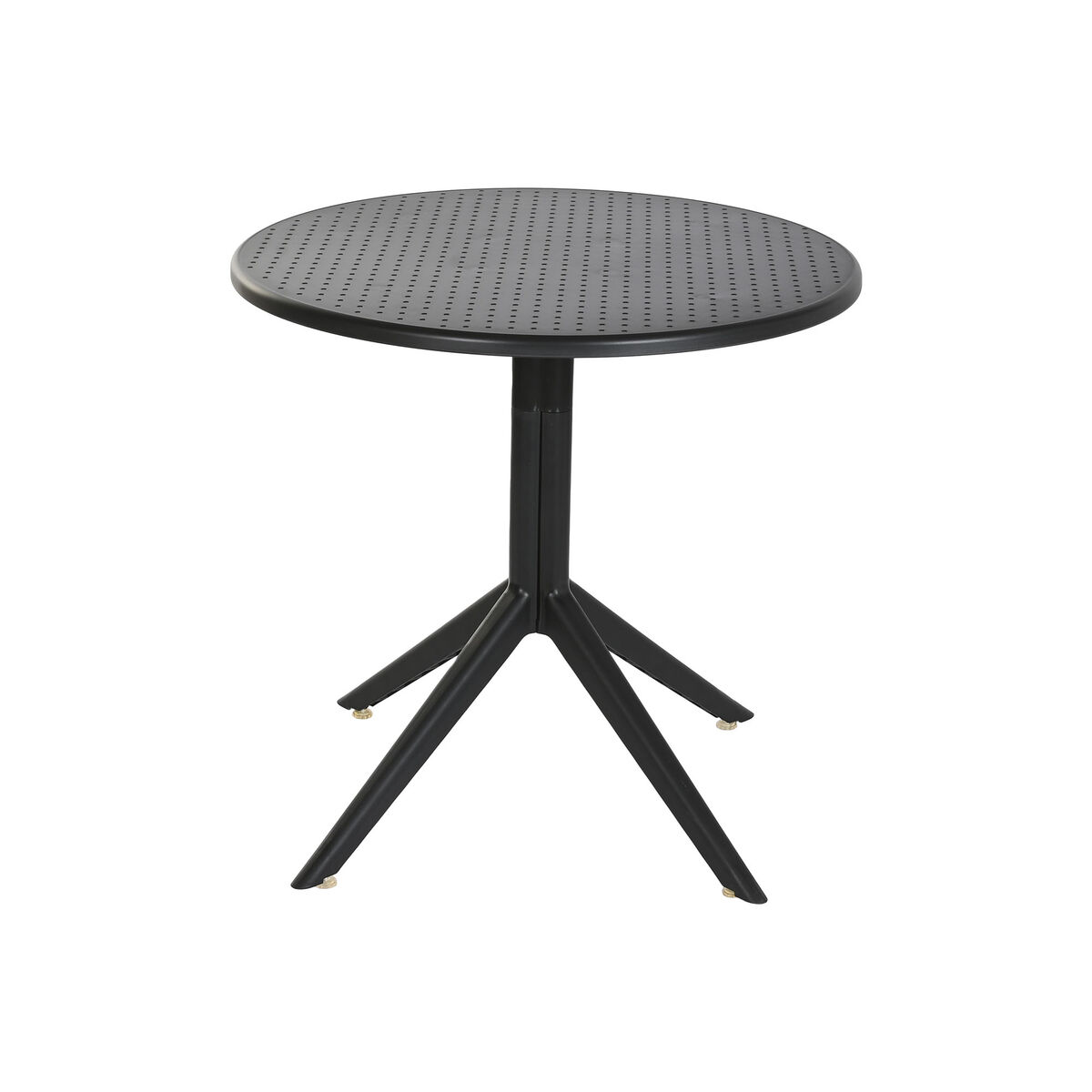 Matsalsbord Home ESPRIT Svart Metall polypropen 80 x 80 x 75 cm