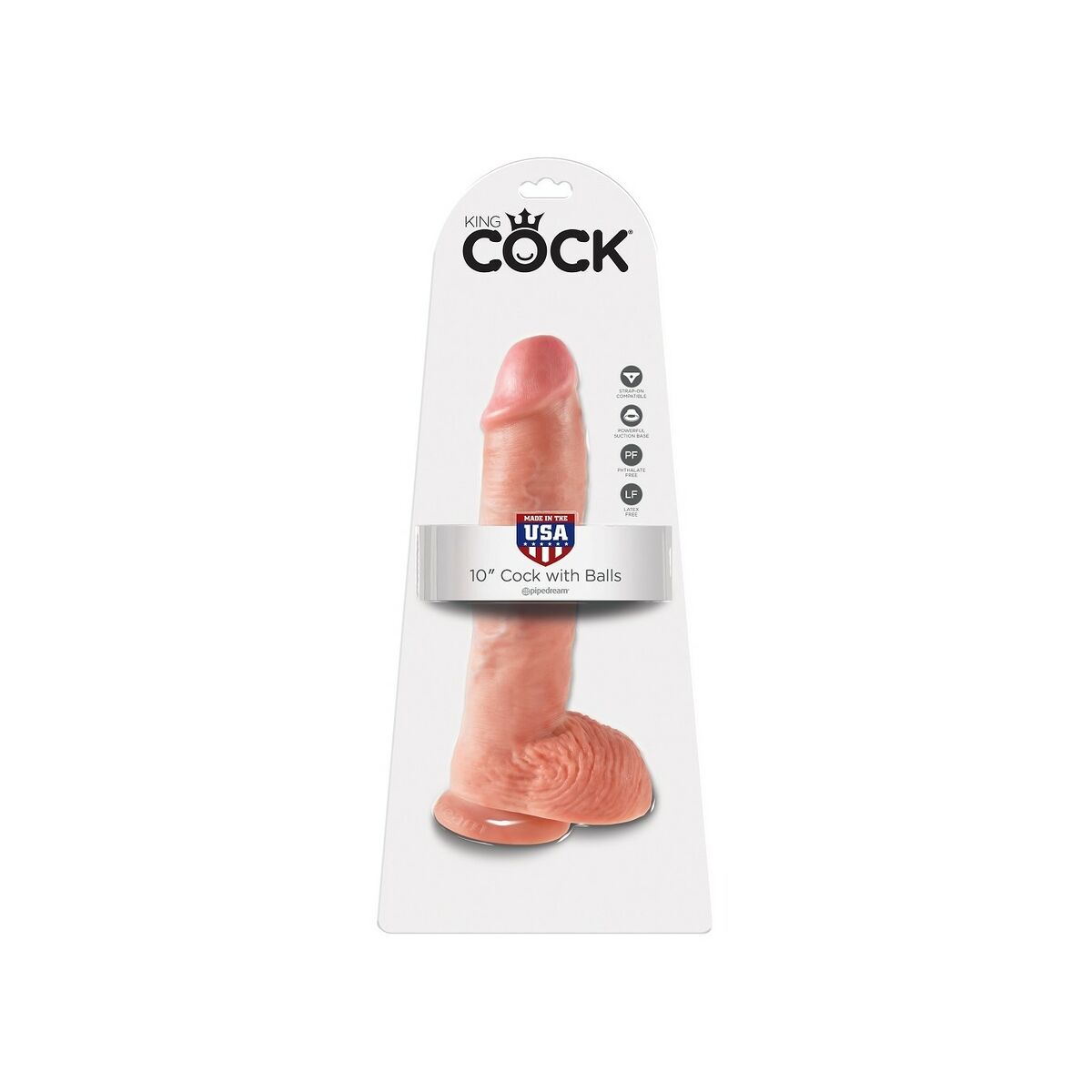 Realistisk penis Pipedream King Cock PVC Ø 5,1 cm - 2
