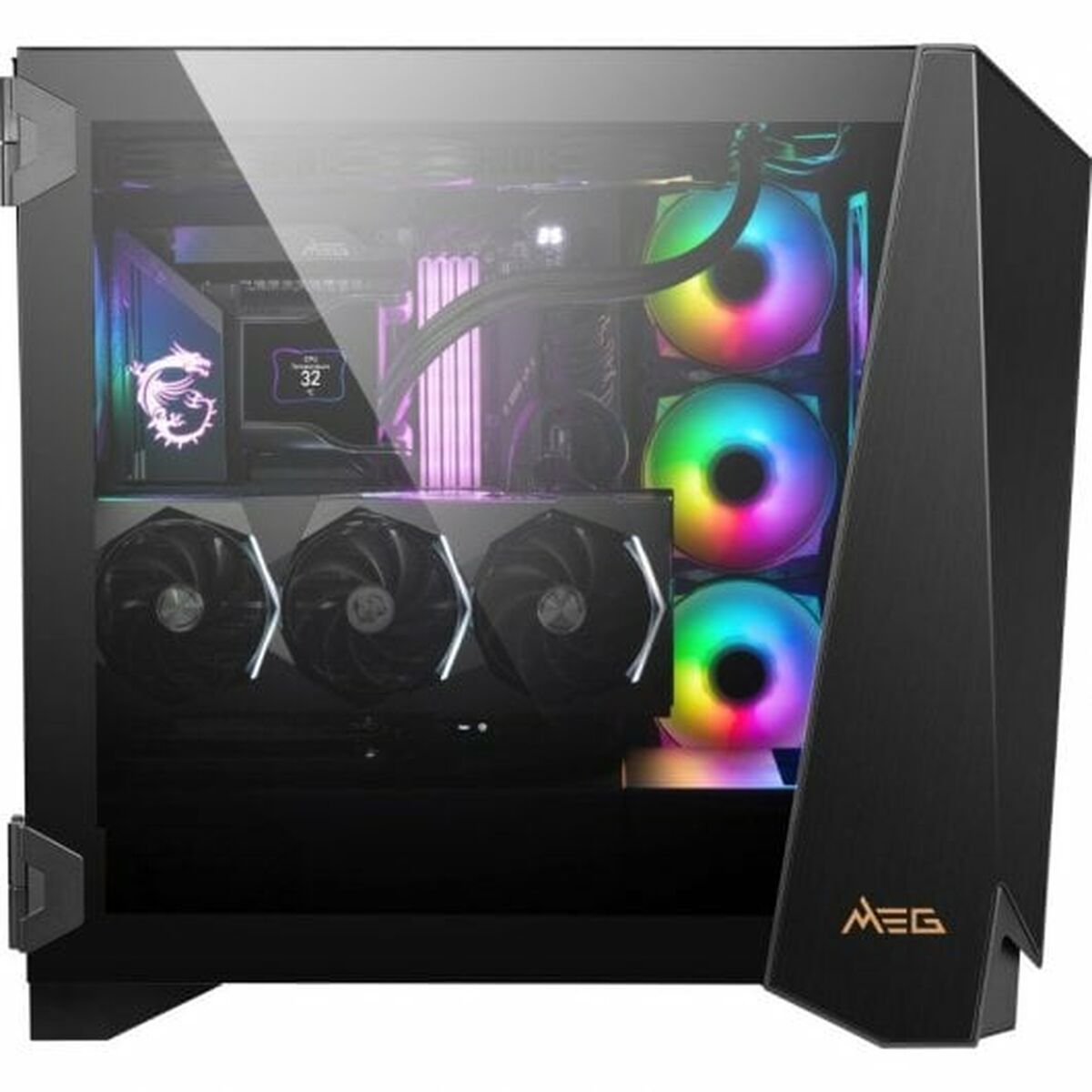 ATX Semitorn MSI Svart - 4