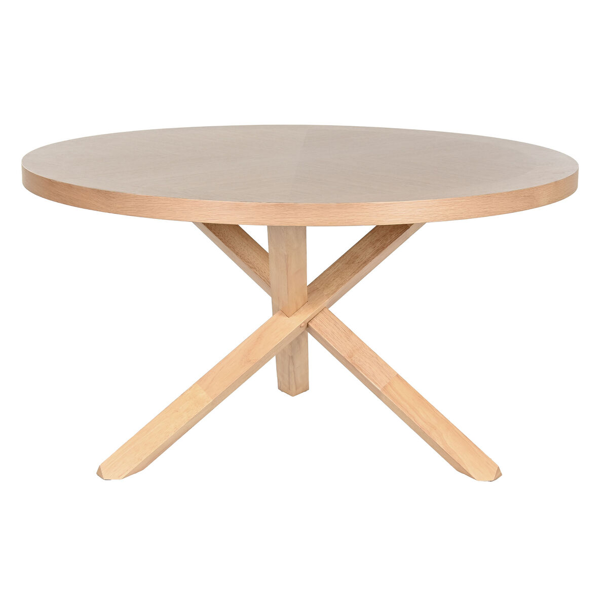 Matsalsbord Home ESPRIT Naturell Trä Gummi 137 x 137 x 75 cm - 6