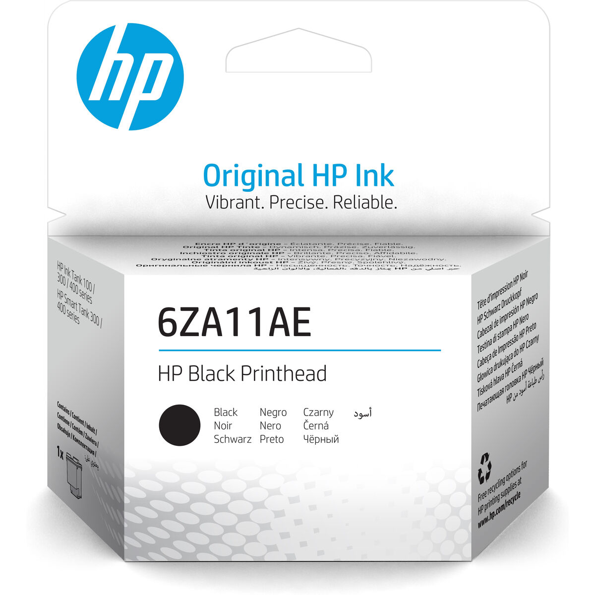 Original Bläckpatron HP 6ZA11AE Svart - 2
