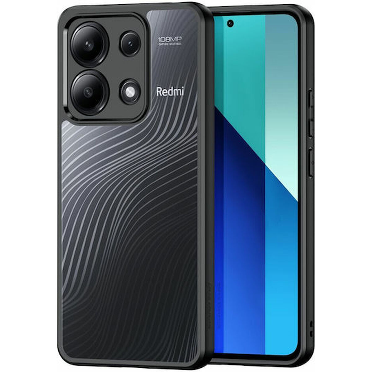 Mobilfodral Dux Ducis Xiaomi Redmi Note 13 4G Svart Transparent - 3