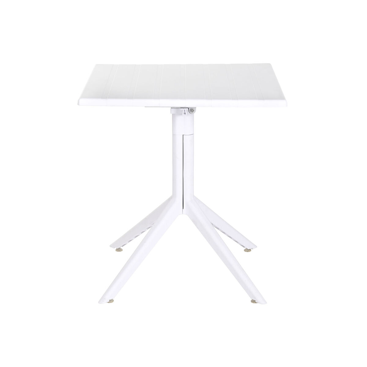 Matsalsbord Home ESPRIT Vit Metall polypropen 70 x 70 x 75 cm