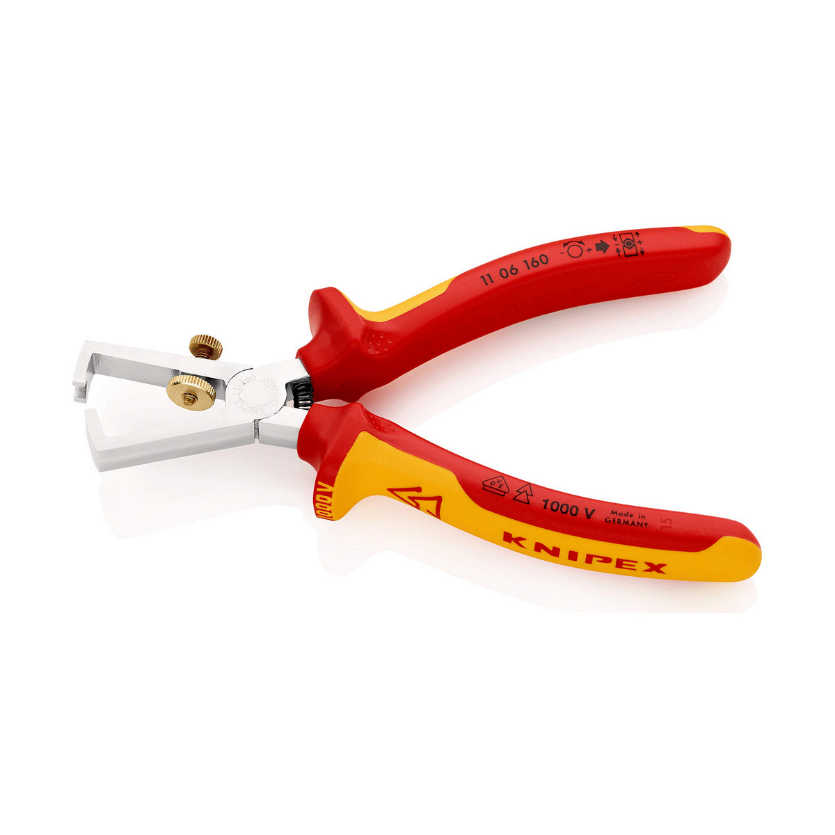 Kabelavlastningstång Knipex 11 06 160 57 x 19 x 160 mm Kabelskalare - 11