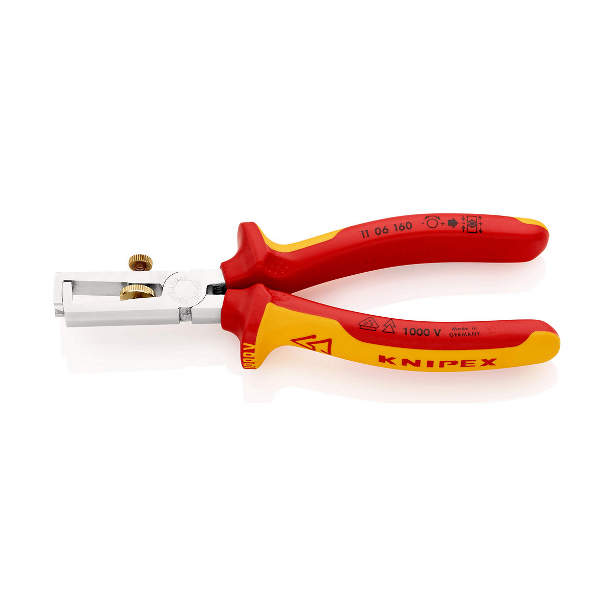 Kabelavlastningstång Knipex 11 06 160 57 x 19 x 160 mm Kabelskalare
