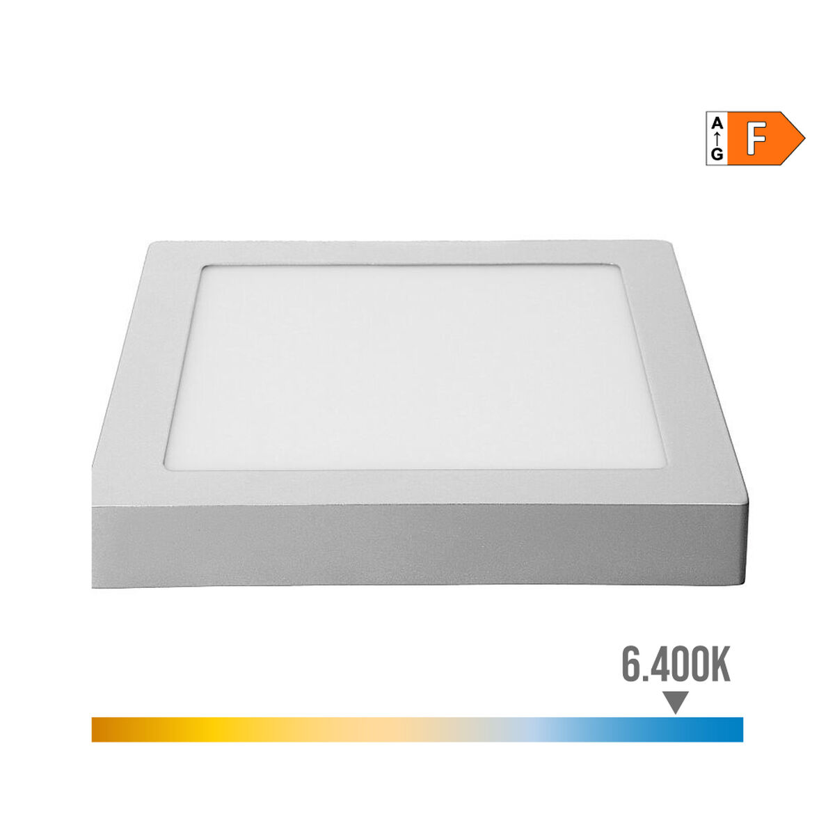 Taklampa EDM 31597 Aluminium Plast 20 W 22,5 x 22,5 x 4 cm (6400 K) - 3