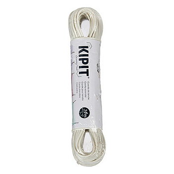 Tvättlina Kipit Vit PVC 30 m (12 antal)