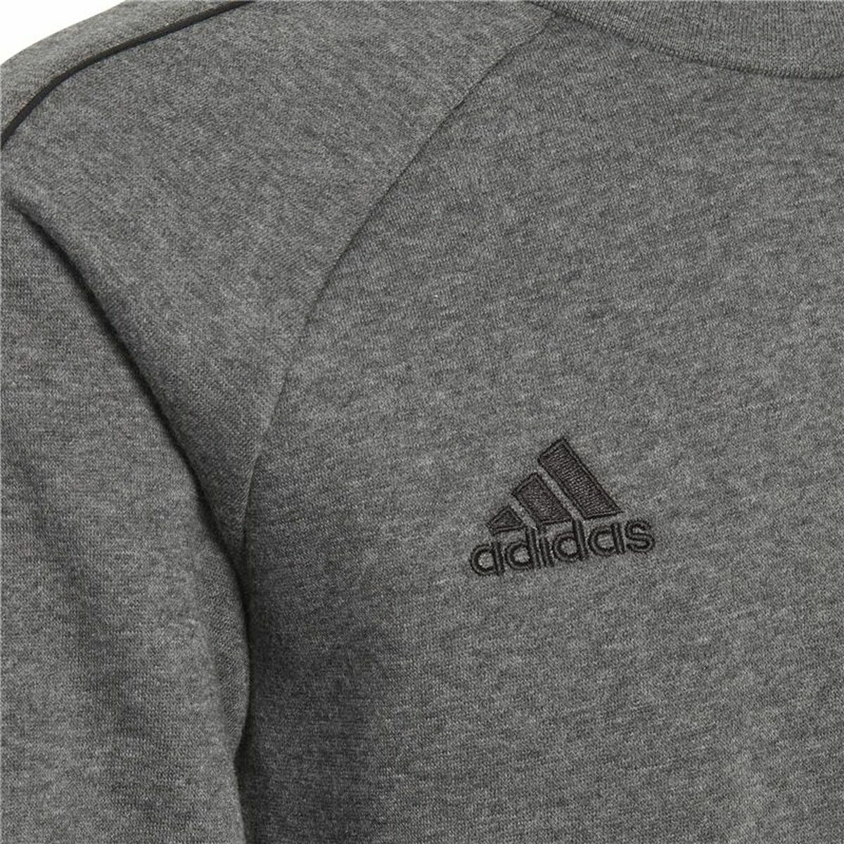 Tröja utan huva Barn Adidas Core 18 Mörkgrå - 15
