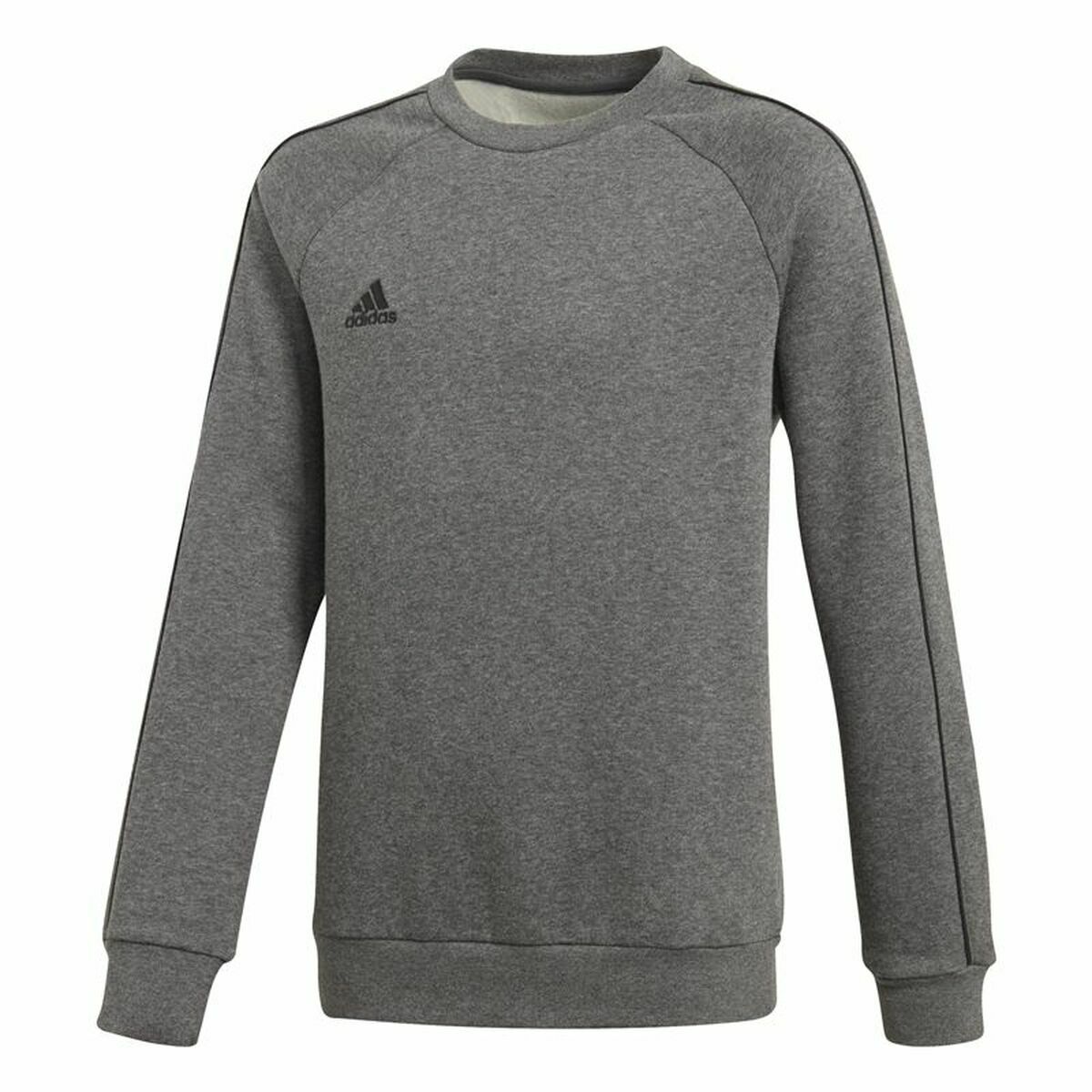 Tröja utan huva Barn Adidas Core 18 Mörkgrå - 9