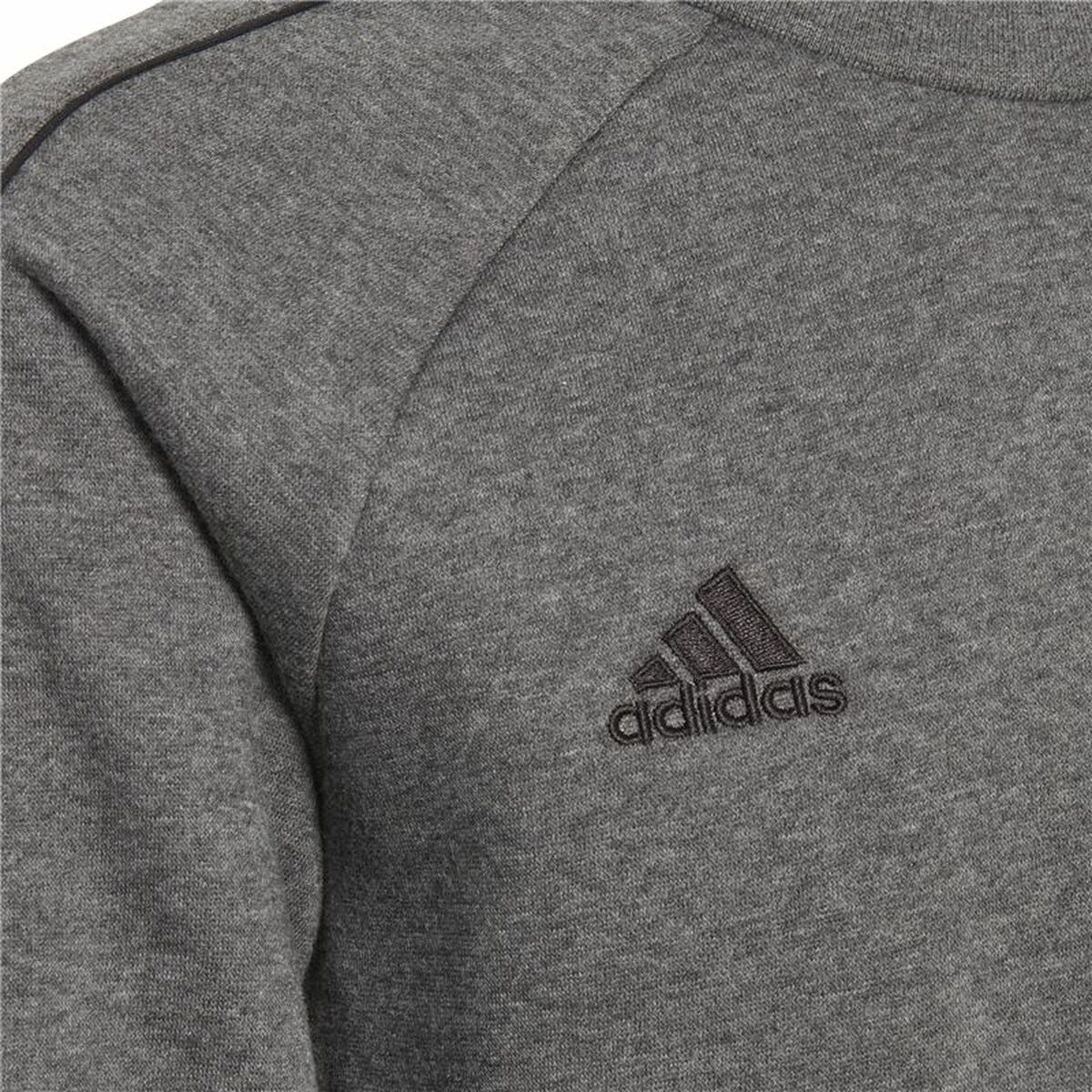Tröja utan huva Barn Adidas Core 18 Mörkgrå - 4