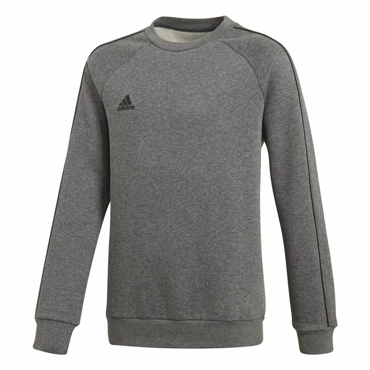 Tröja utan huva Barn Adidas Core 18 Mörkgrå - 6