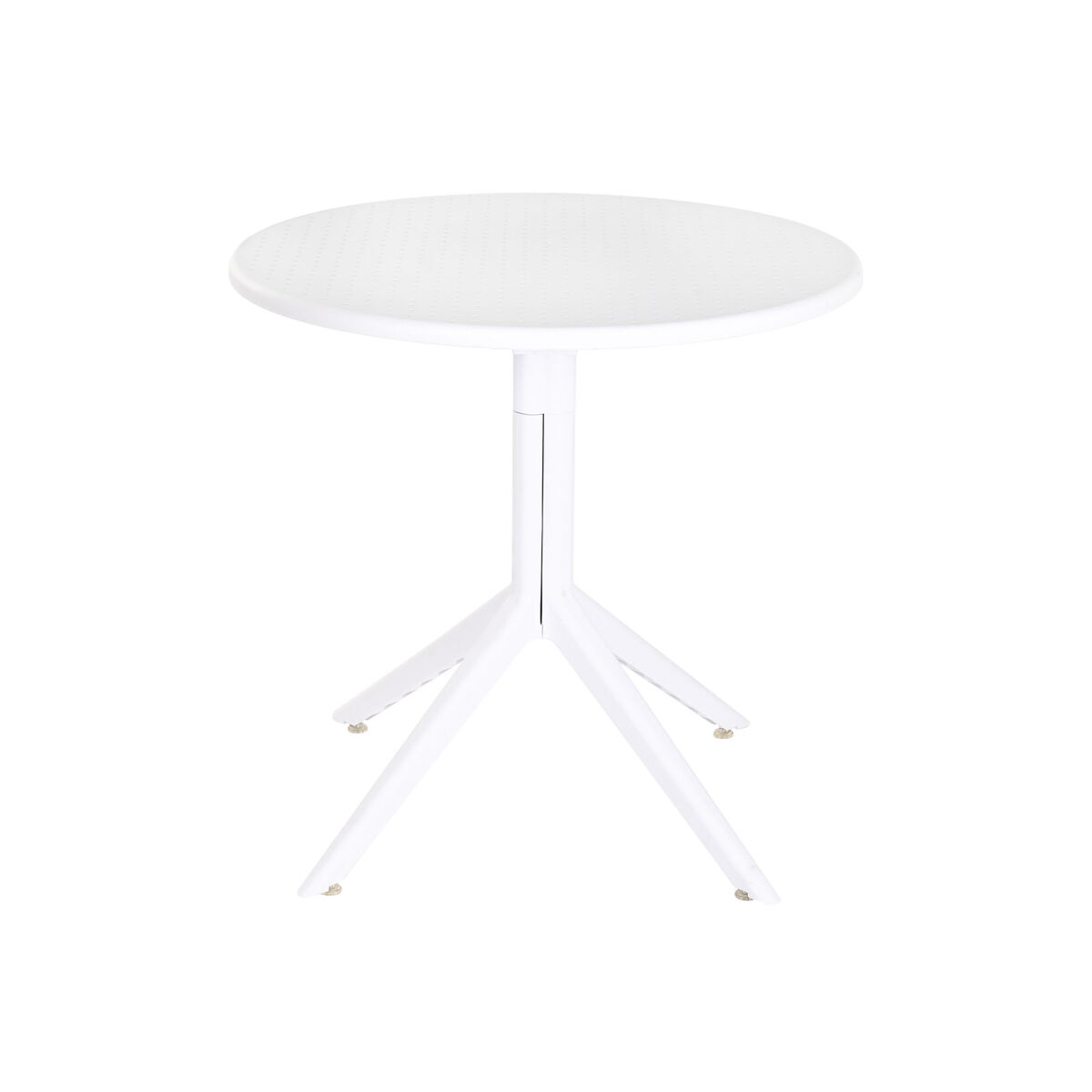 Matsalsbord Home ESPRIT Vit Metall polypropen 80 x 80 x 75 cm