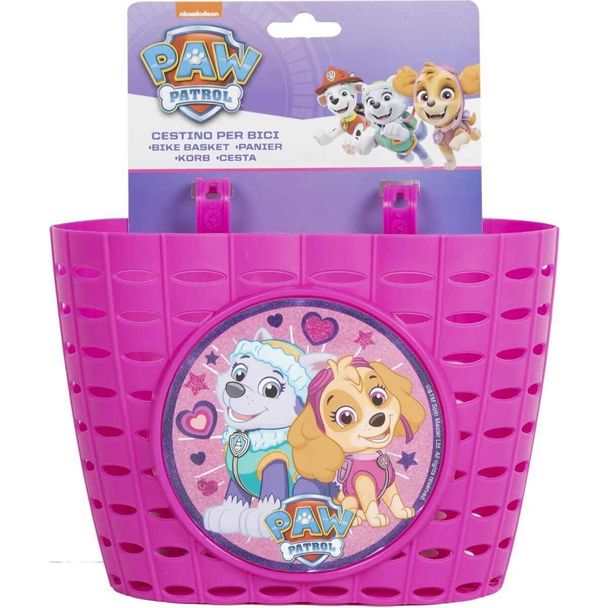 Cykelkorg för barn The Paw Patrol Rosa - 9