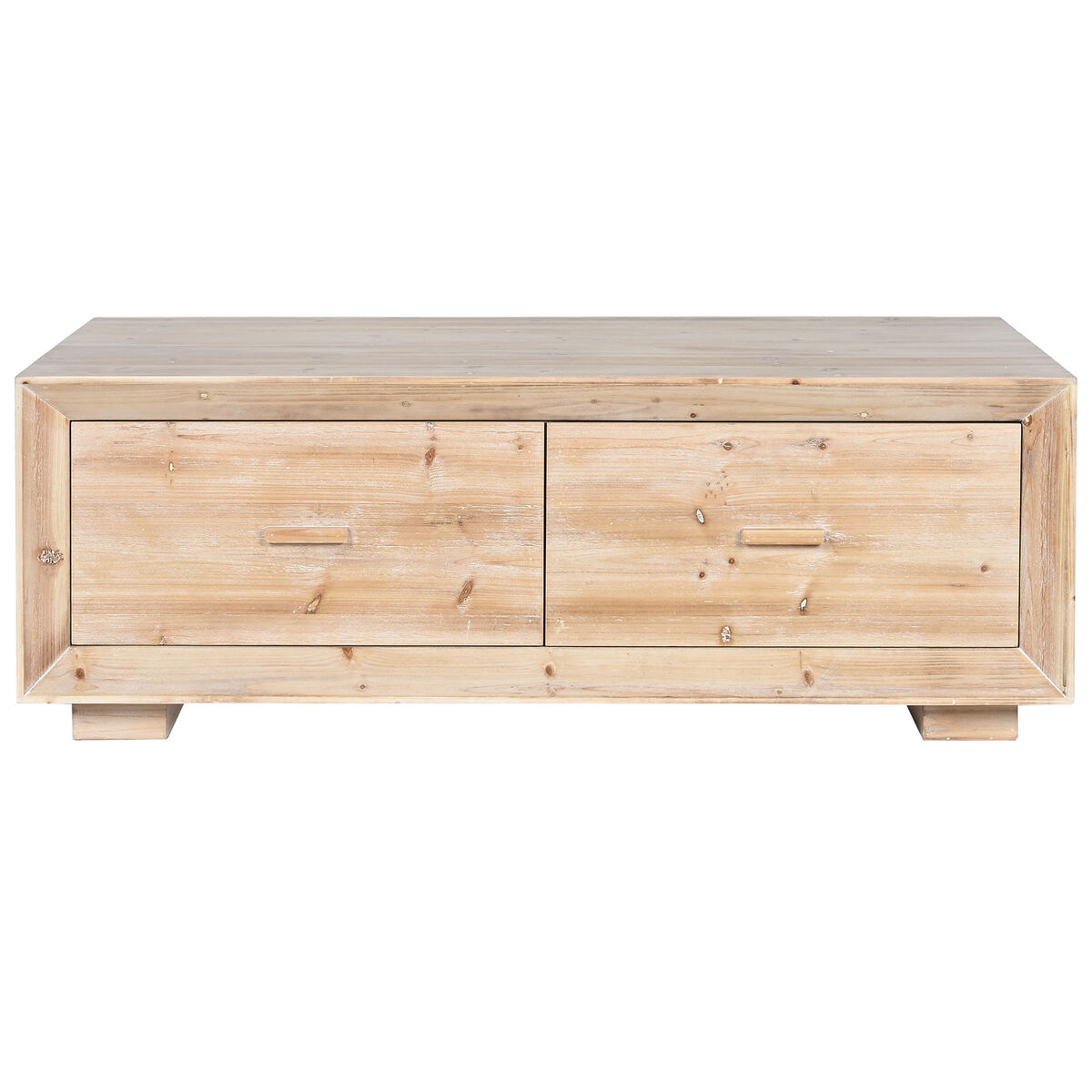 Soffbord Home ESPRIT Naturell Granträ Trä MDF 130 x 70 x 46 cm - 7