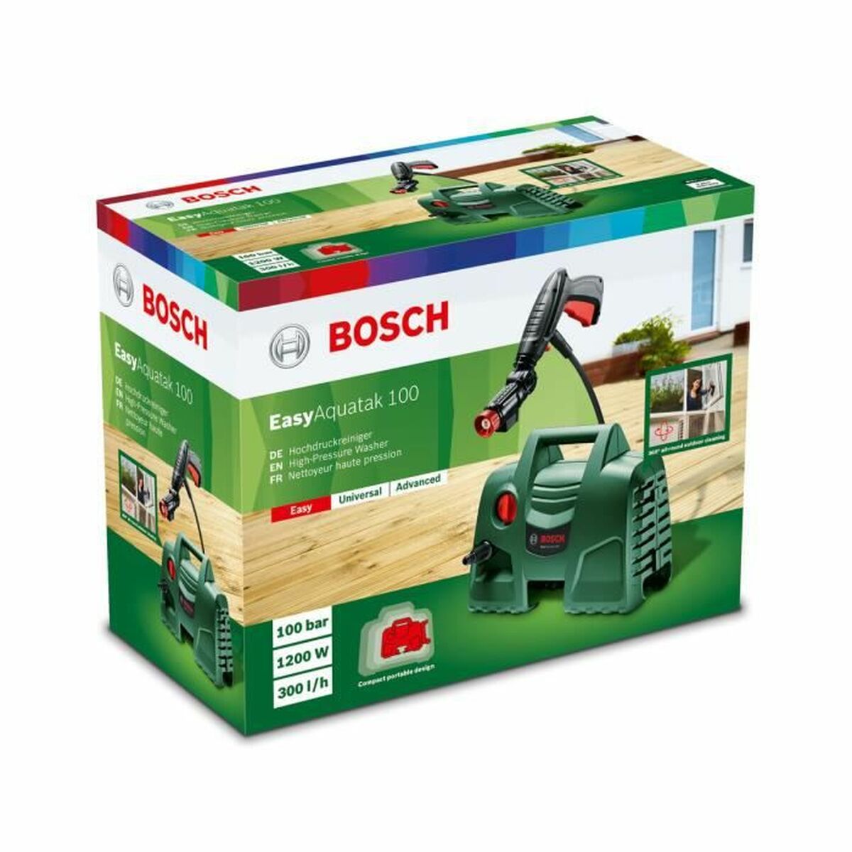 Jet Tvätt BOSCH EasyAquatak 100 1200 W - 2