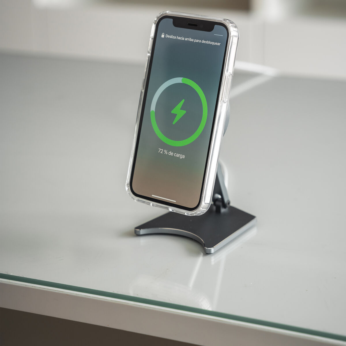 Trådlös laddare med mobilhållare KSIX - 16