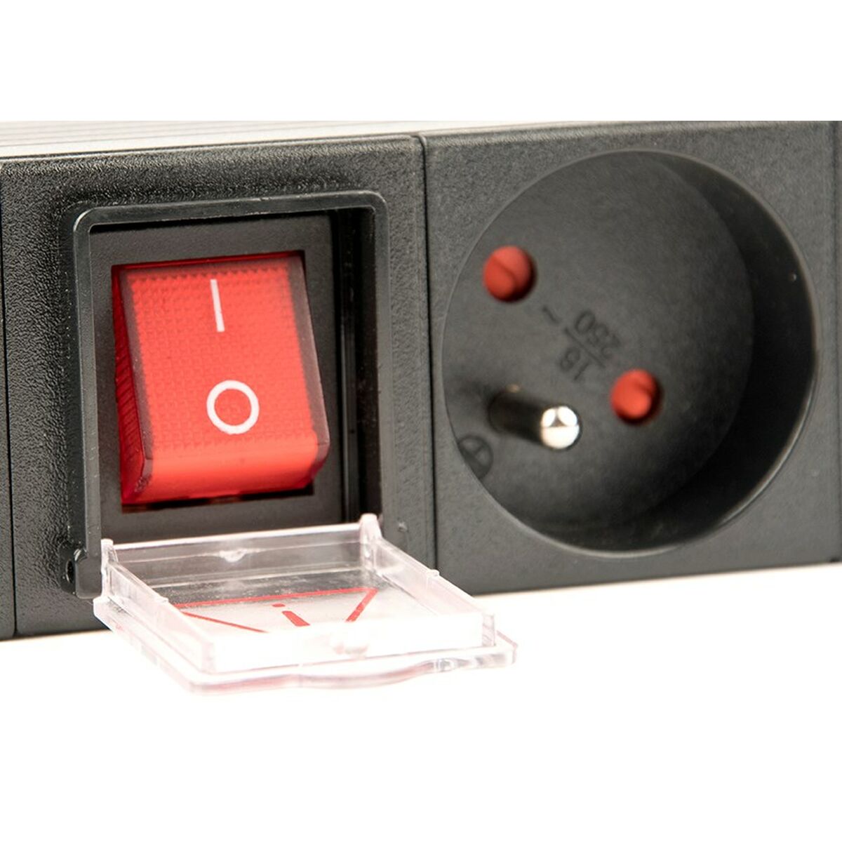 Överspänningsskydd 19" 8 Tomas Schuko med På/Av knapp GEMBIRD EG-PDU-014-F (3 m) - 5