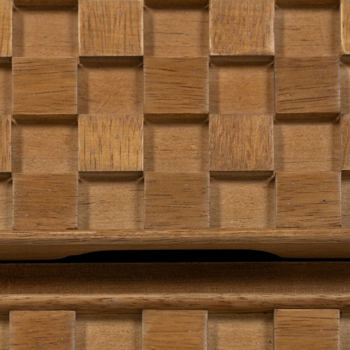 Nattduksbord MARIGNI Svart Naturell Järn Askträ Trä MDF 51,5 x 42 x 56,5 cm - 6