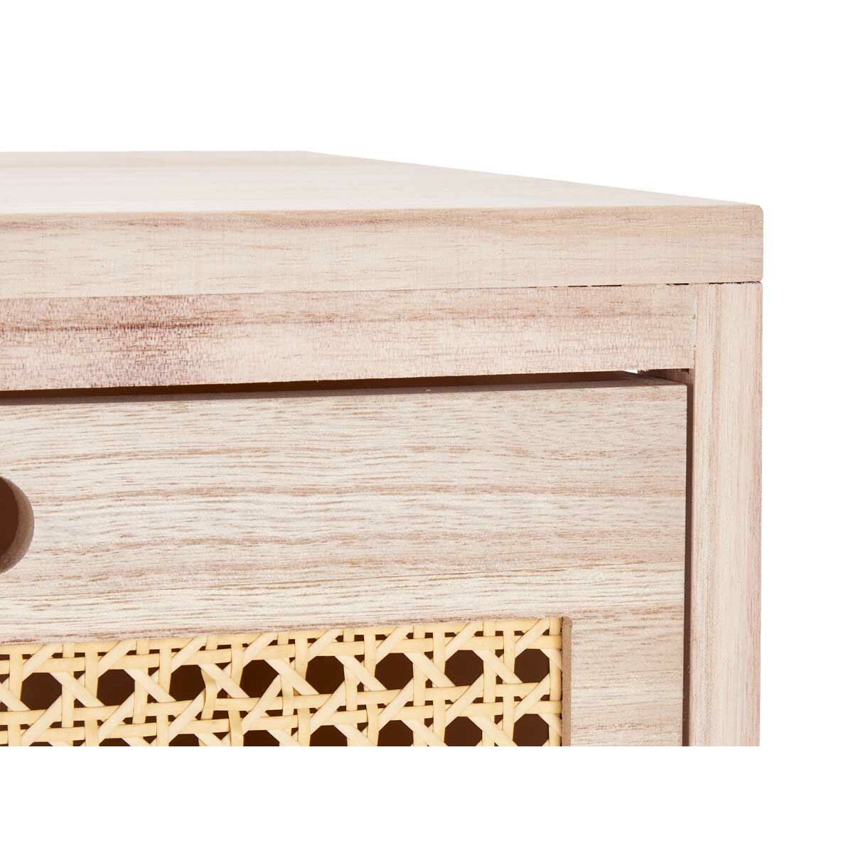Byrå Gift Decor Rattan Naturell 40 x 73 x 29 cm 40 x 70 x 29 cm 4 lådor - 4
