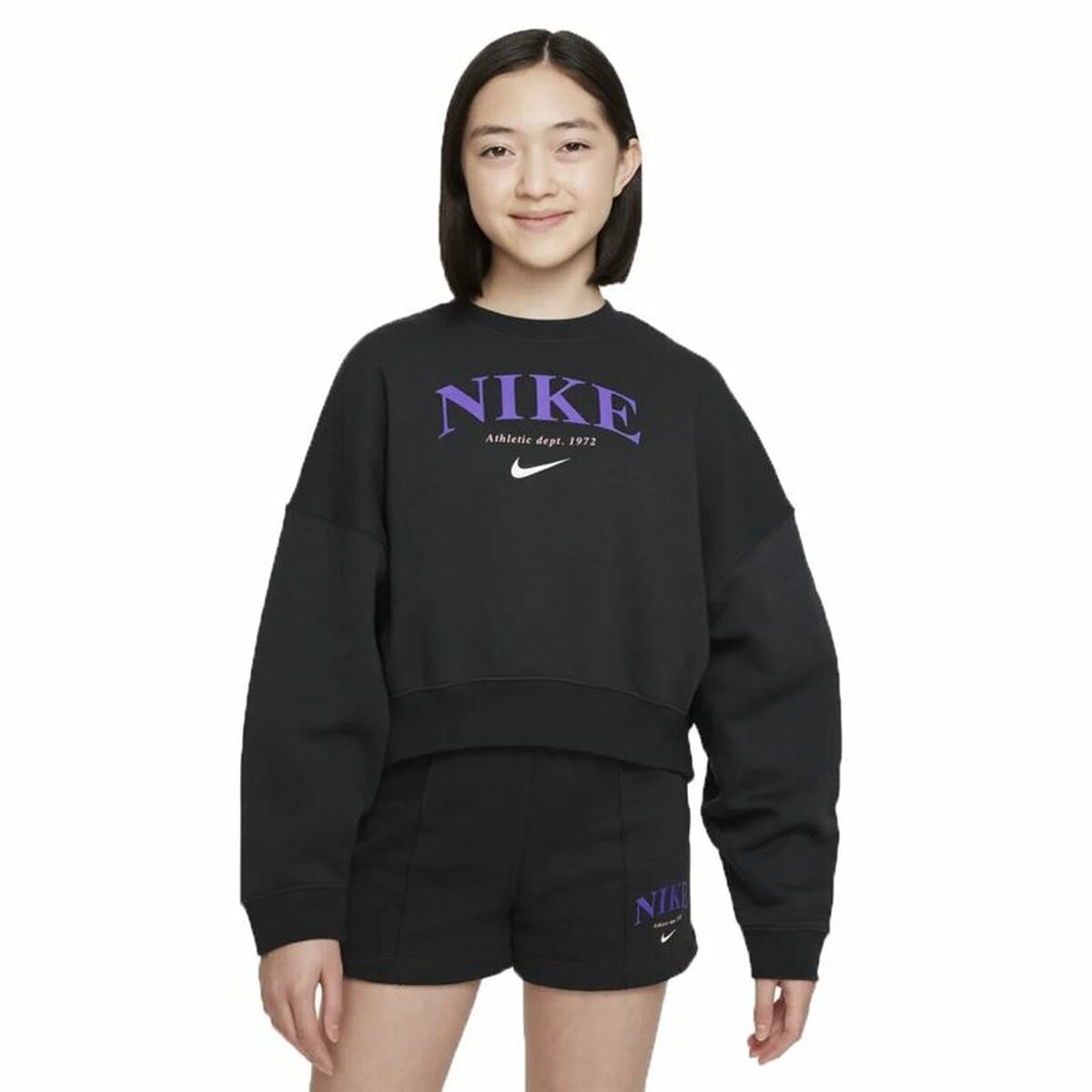 Tröja utan luva, Flickor Nike Sportswear Trend Svart