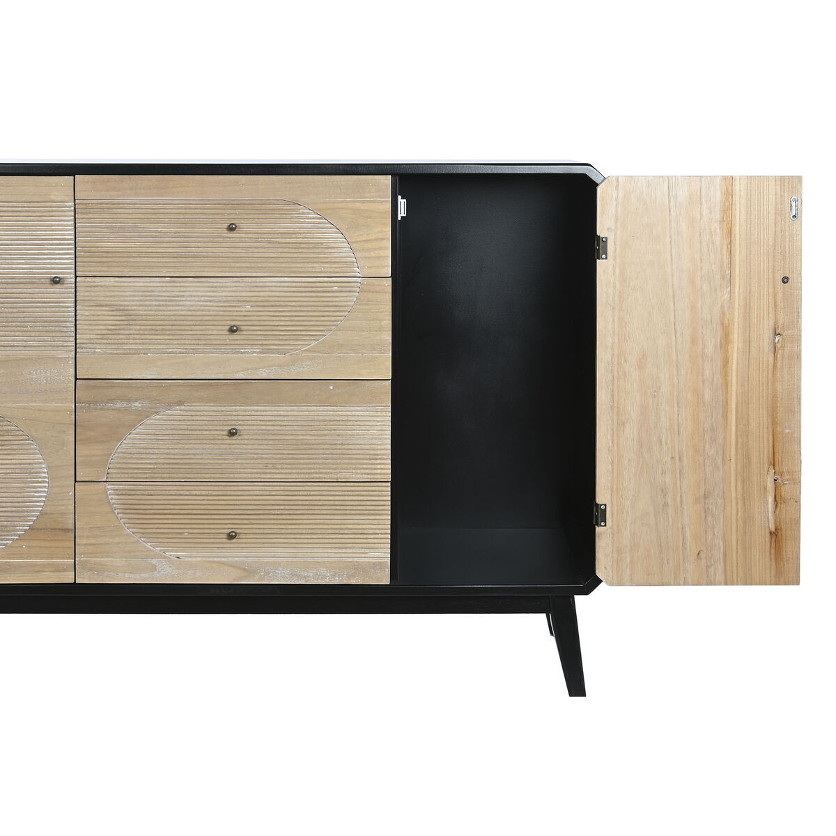 Skänk DKD Home Decor Svart Trä 120 x 40 x 90 cm - 3