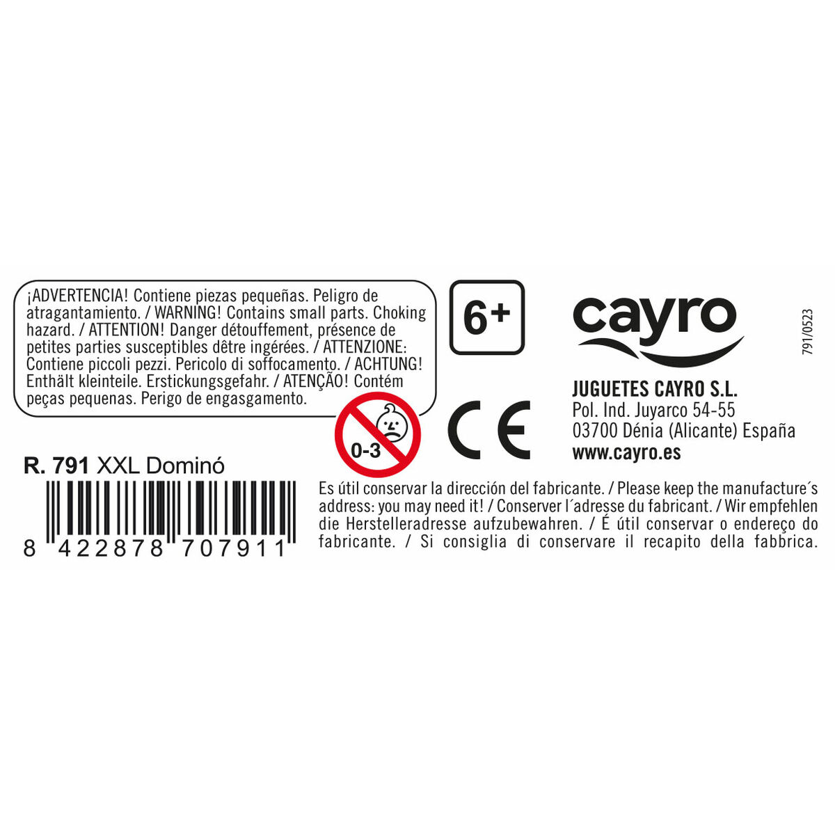 Domino Cayro XL 791 - 3