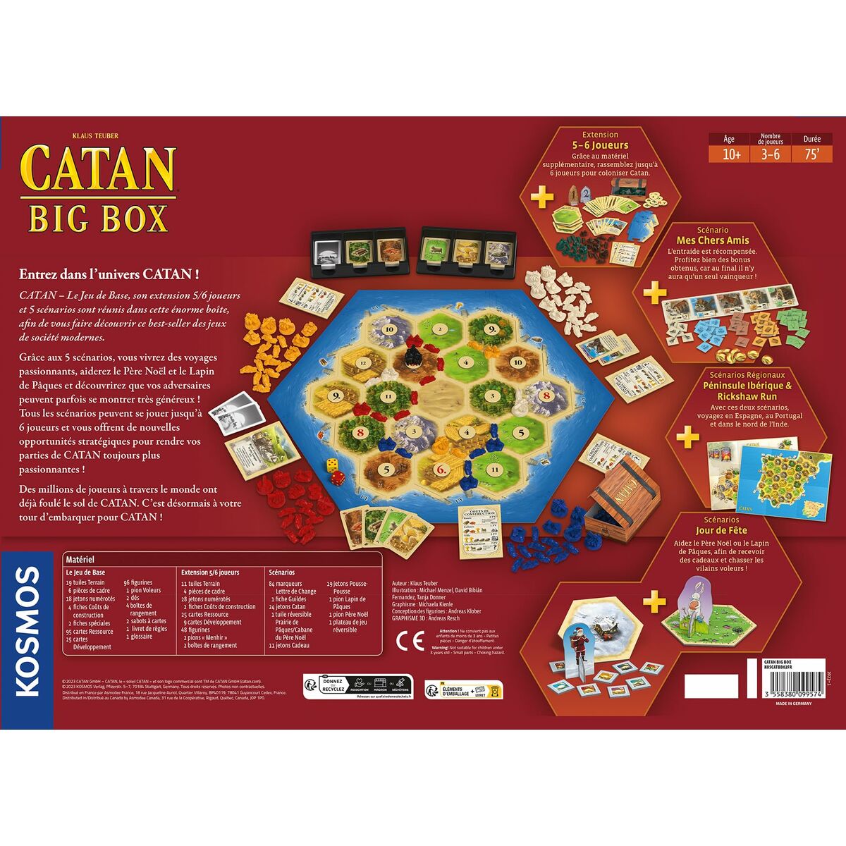 Sällskapsspel Asmodee Catan Big Box (FR) - 3