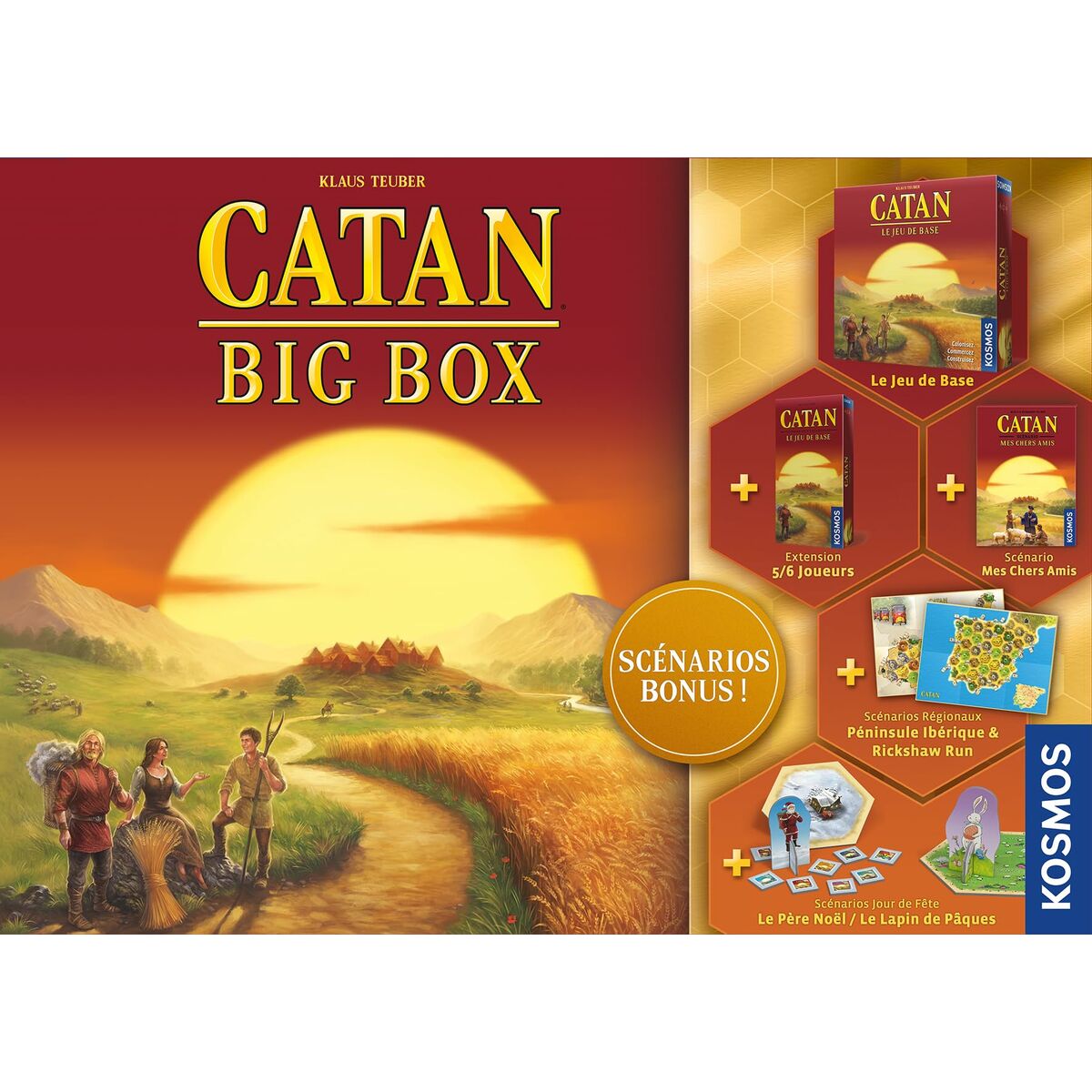 Sällskapsspel Asmodee Catan Big Box (FR) - 2