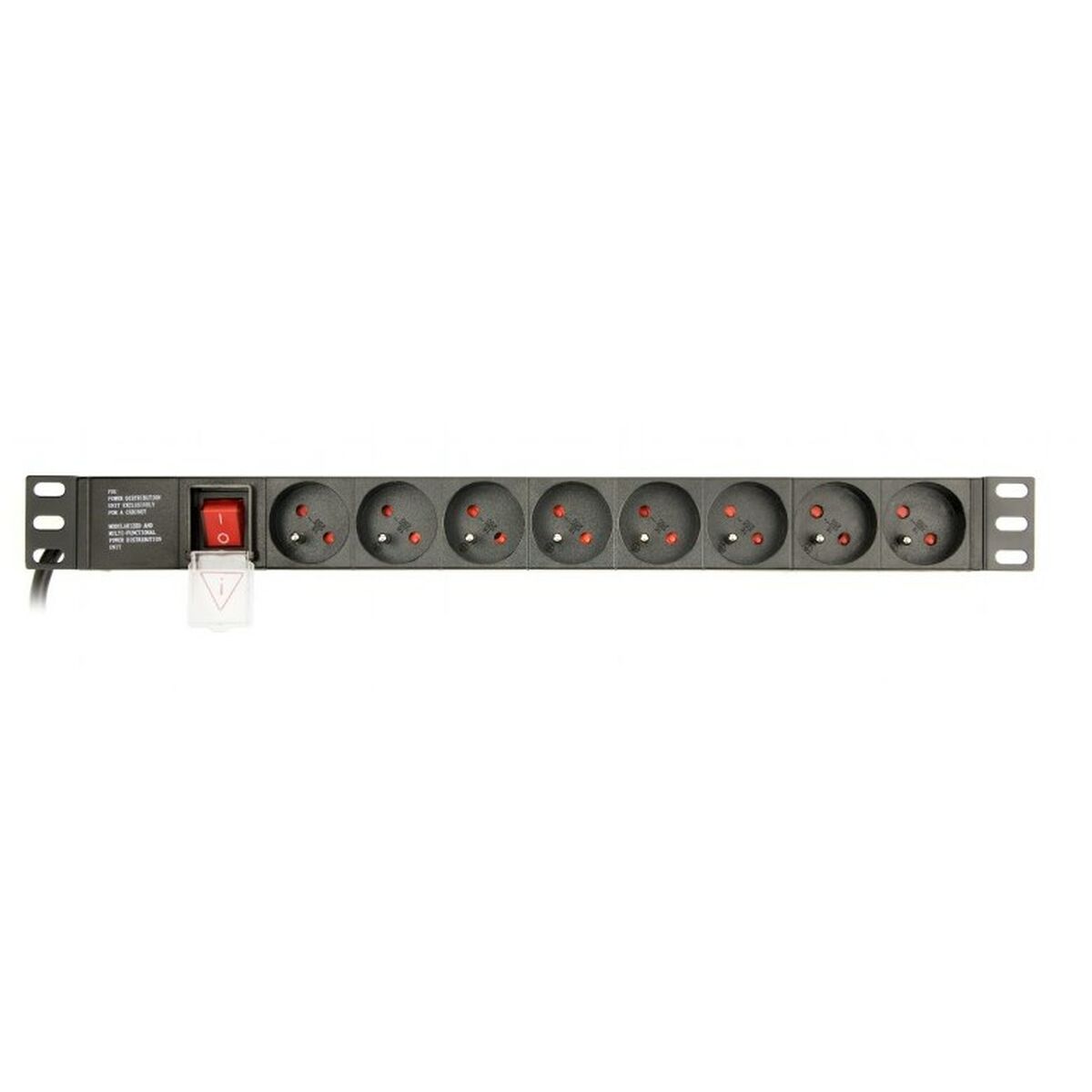 Överspänningsskydd 19" 8 Tomas Schuko med På/Av knapp GEMBIRD EG-PDU-014-FC14 (3 m) - 9