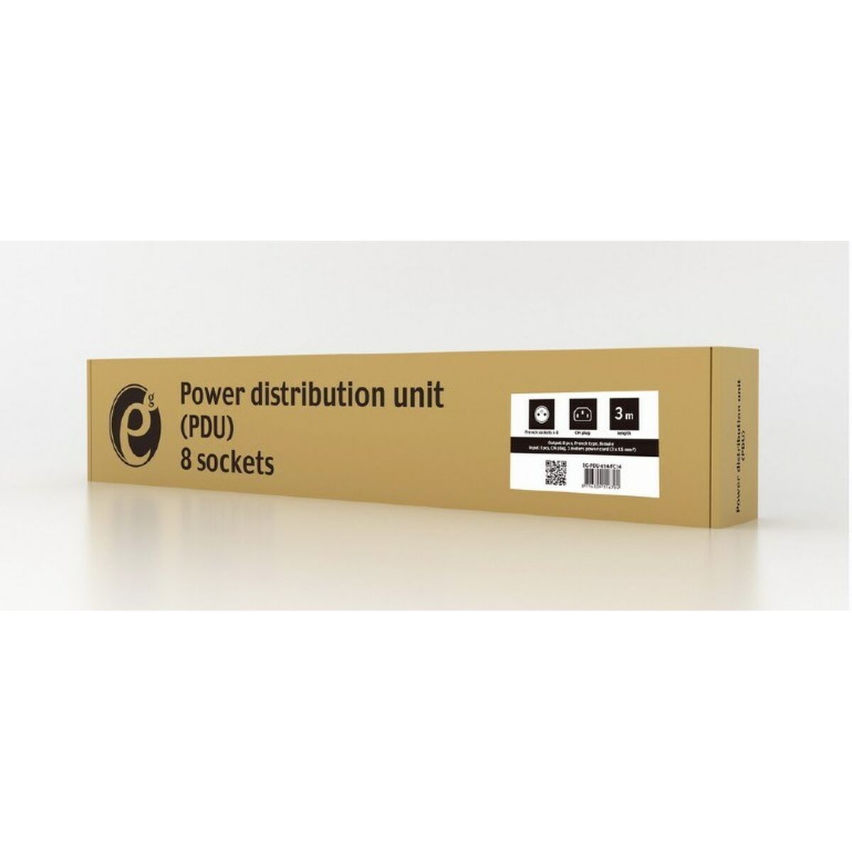Överspänningsskydd 19" 8 Tomas Schuko med På/Av knapp GEMBIRD EG-PDU-014-FC14 (3 m) - 7
