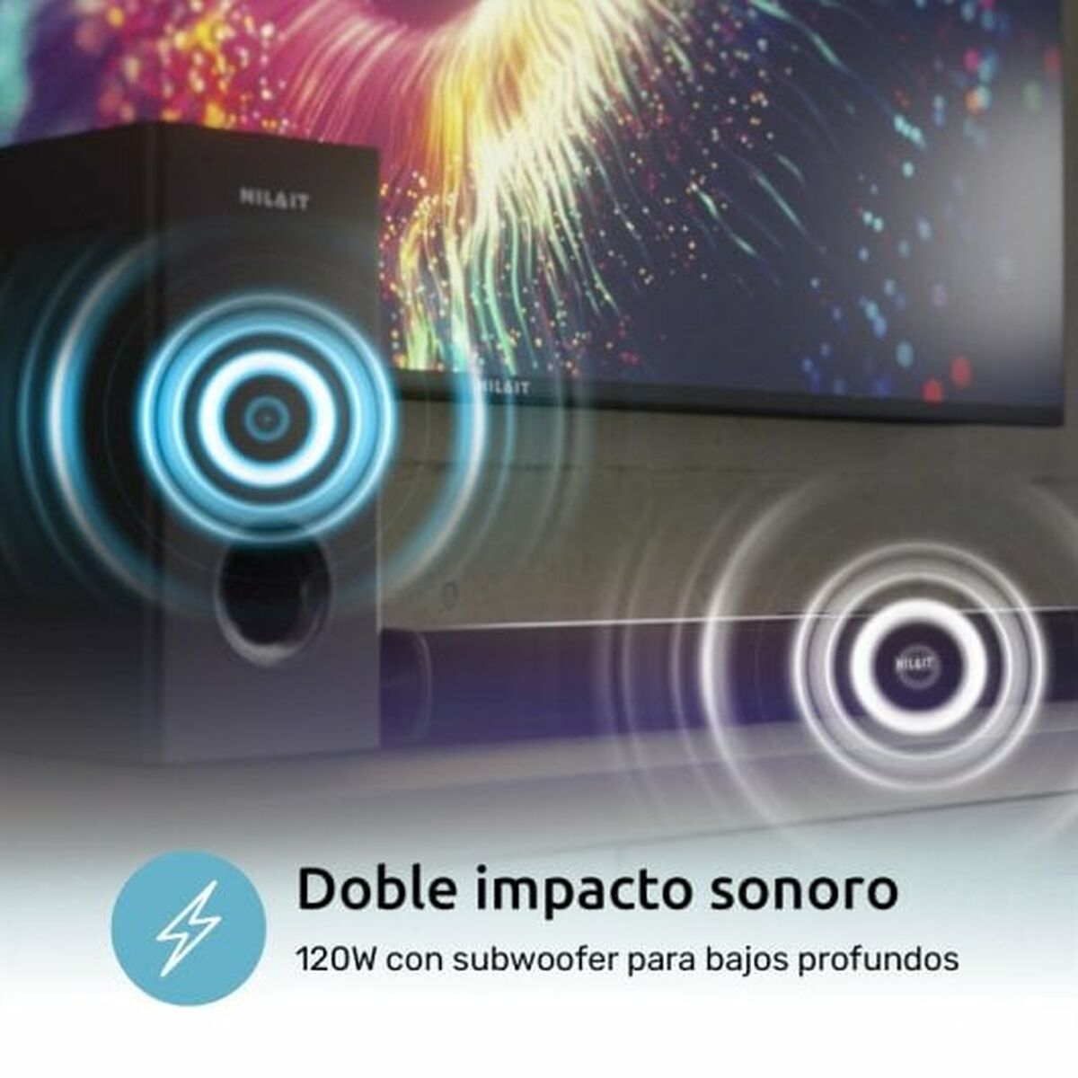 Soundbar Nilait Svart - 2