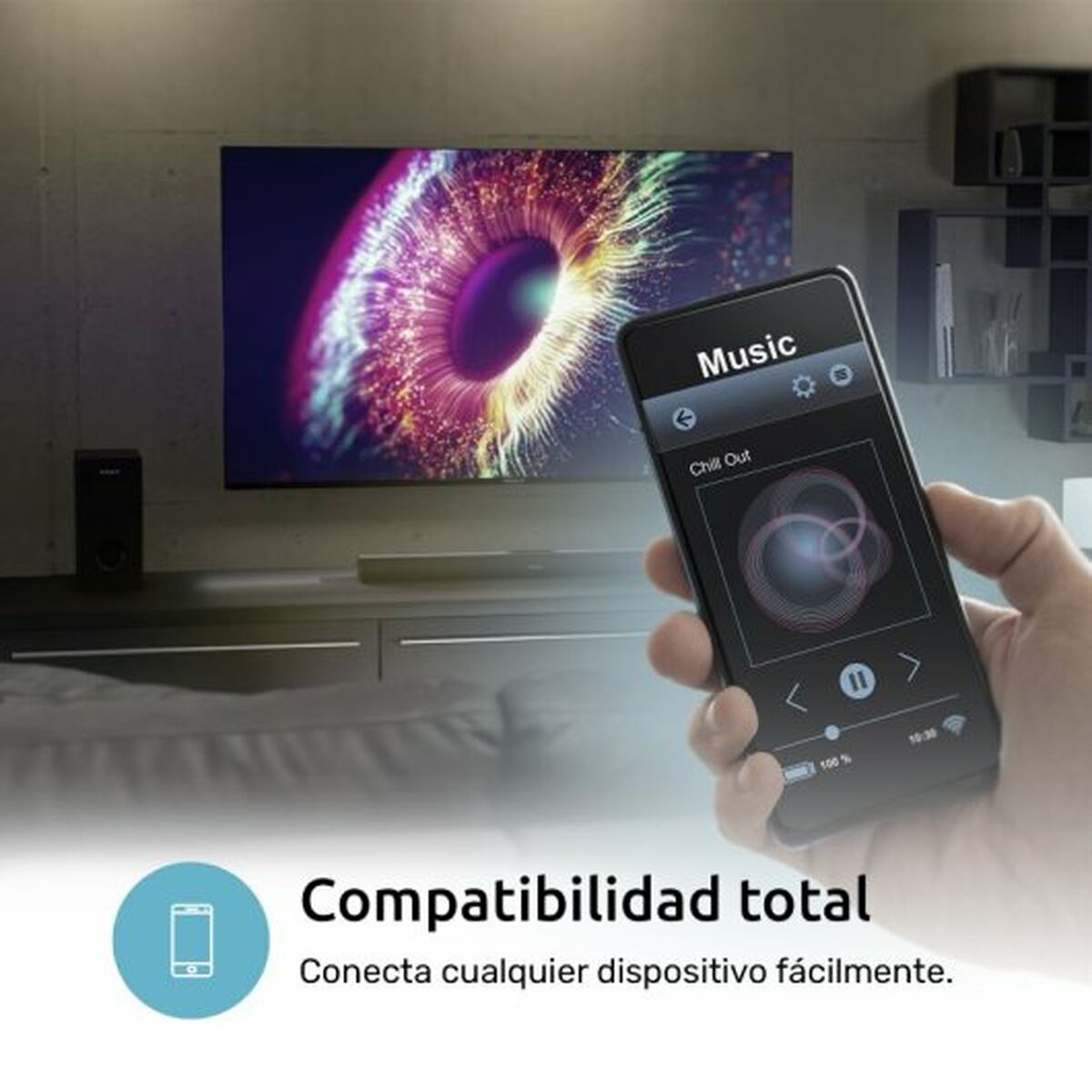 Soundbar Nilait Svart - 3
