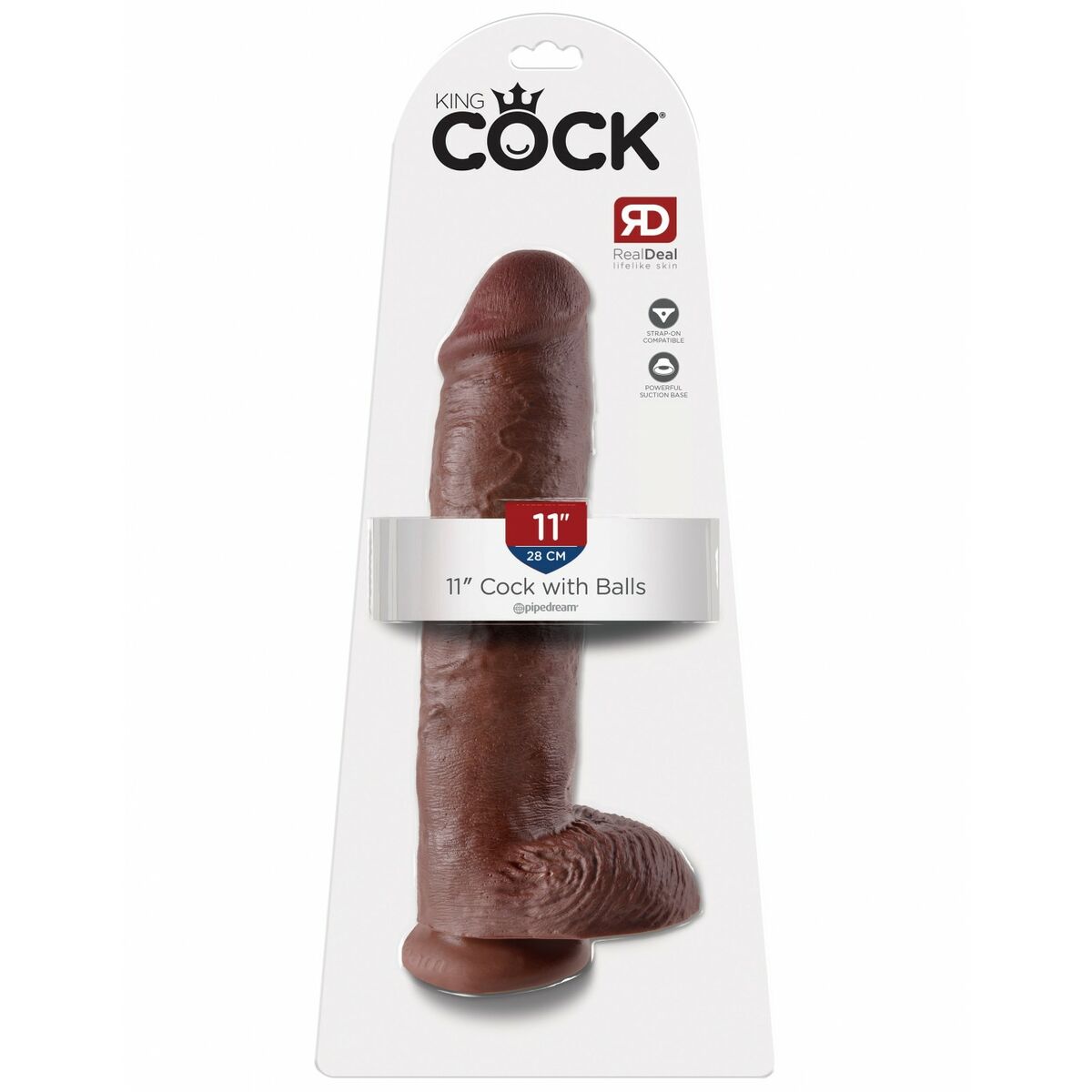 Realistisk dildo Pipedream King Cock PVC - 2