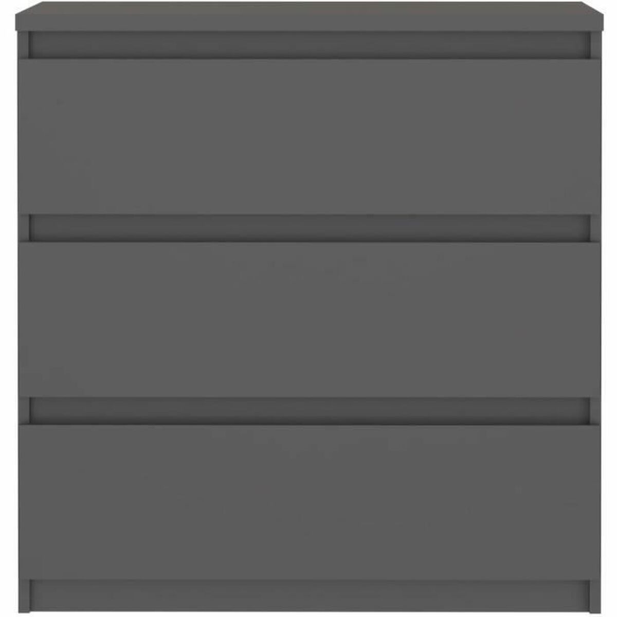 Kommod CHELSEA  Grå Antracitgrå 77,2 x 42,2 x 79,9 cm - 3