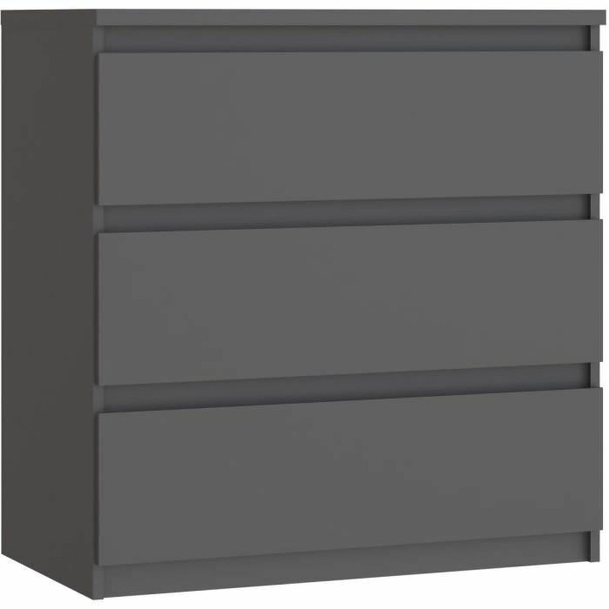 Kommod CHELSEA  Grå Antracitgrå 77,2 x 42,2 x 79,9 cm