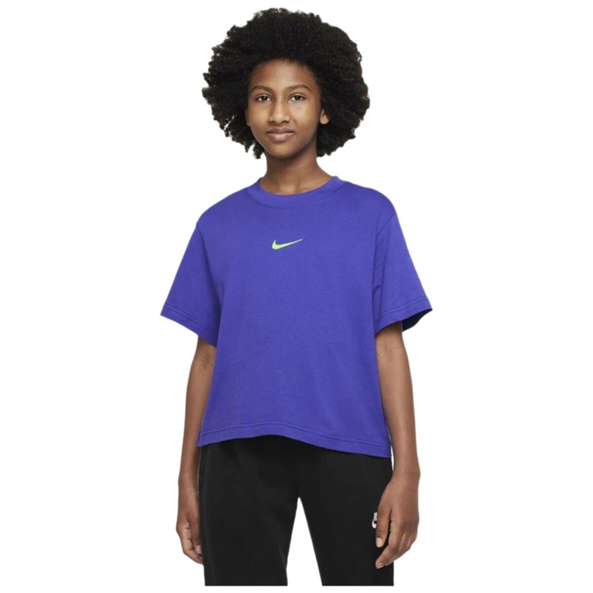 Barn T-shirt med kortärm Nike Sportswear Blå