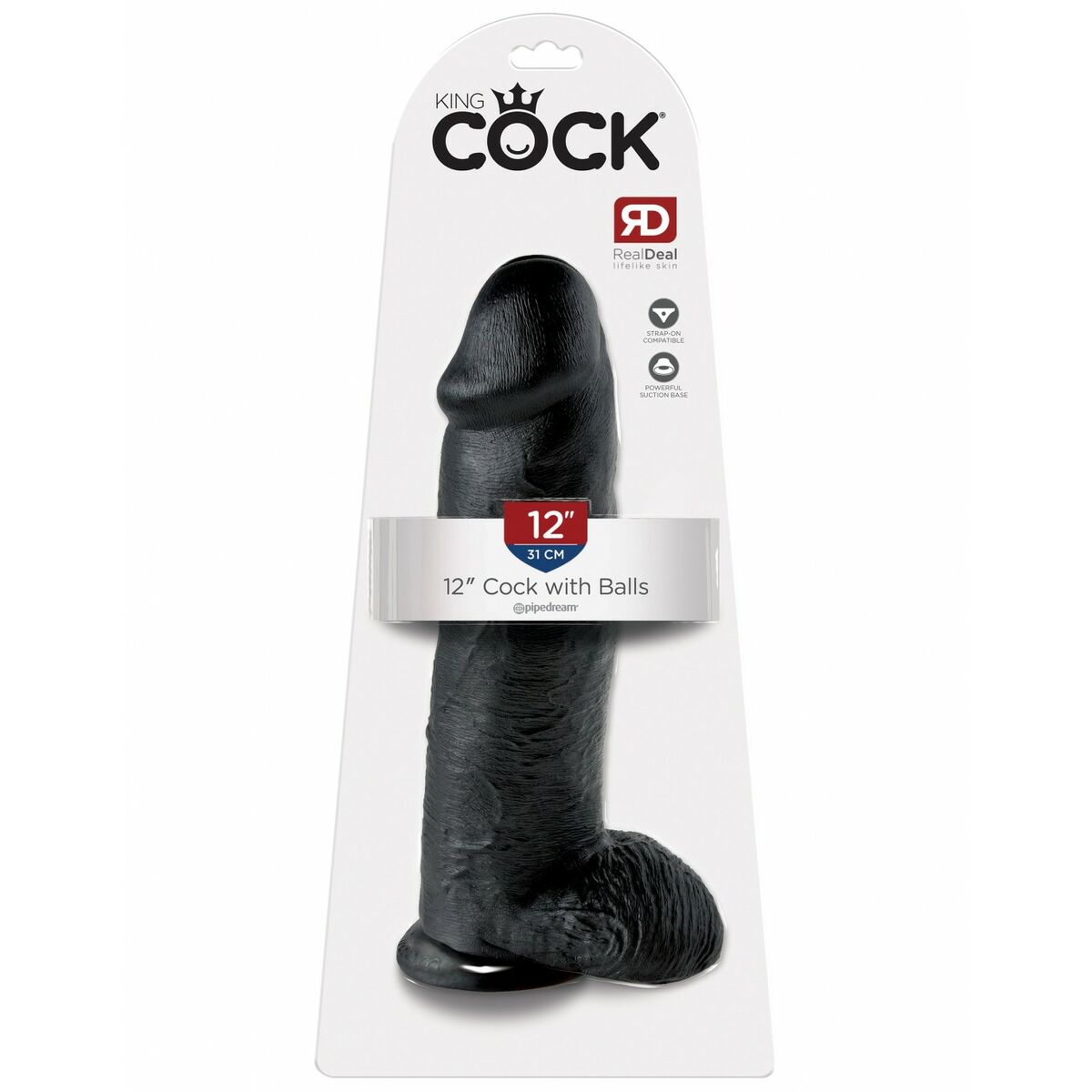 Realistisk dildo Pipedream King Cock PVC - 2