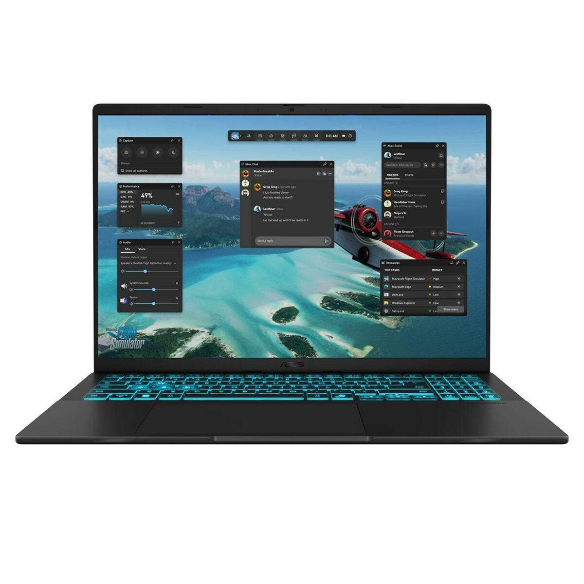 Bärbar dator Asus V3607VM-RP007W 16" Intel Core 7 240H 16 GB RAM 1 TB SSD
