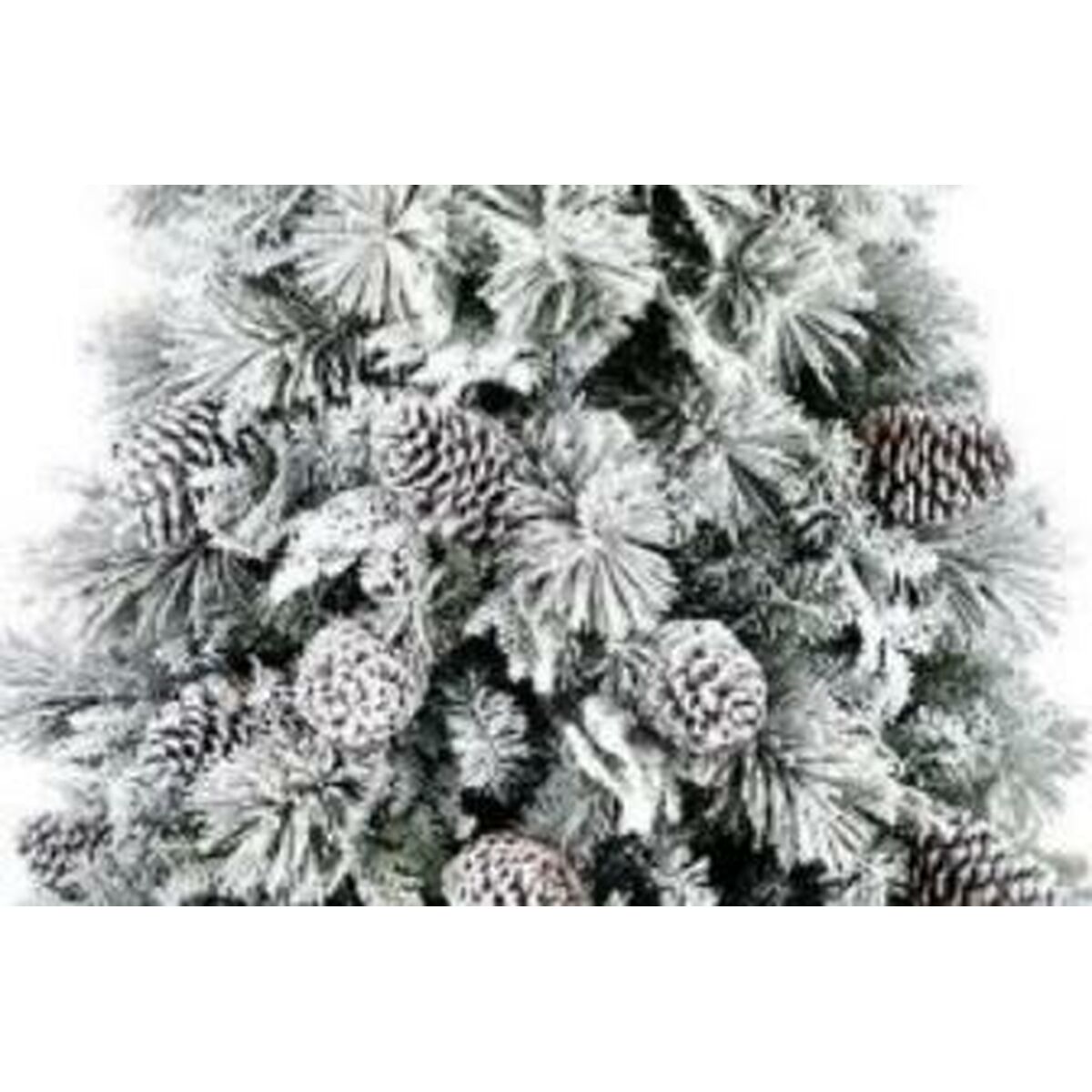 Julgran Home ESPRIT Vit PVC Snöfall