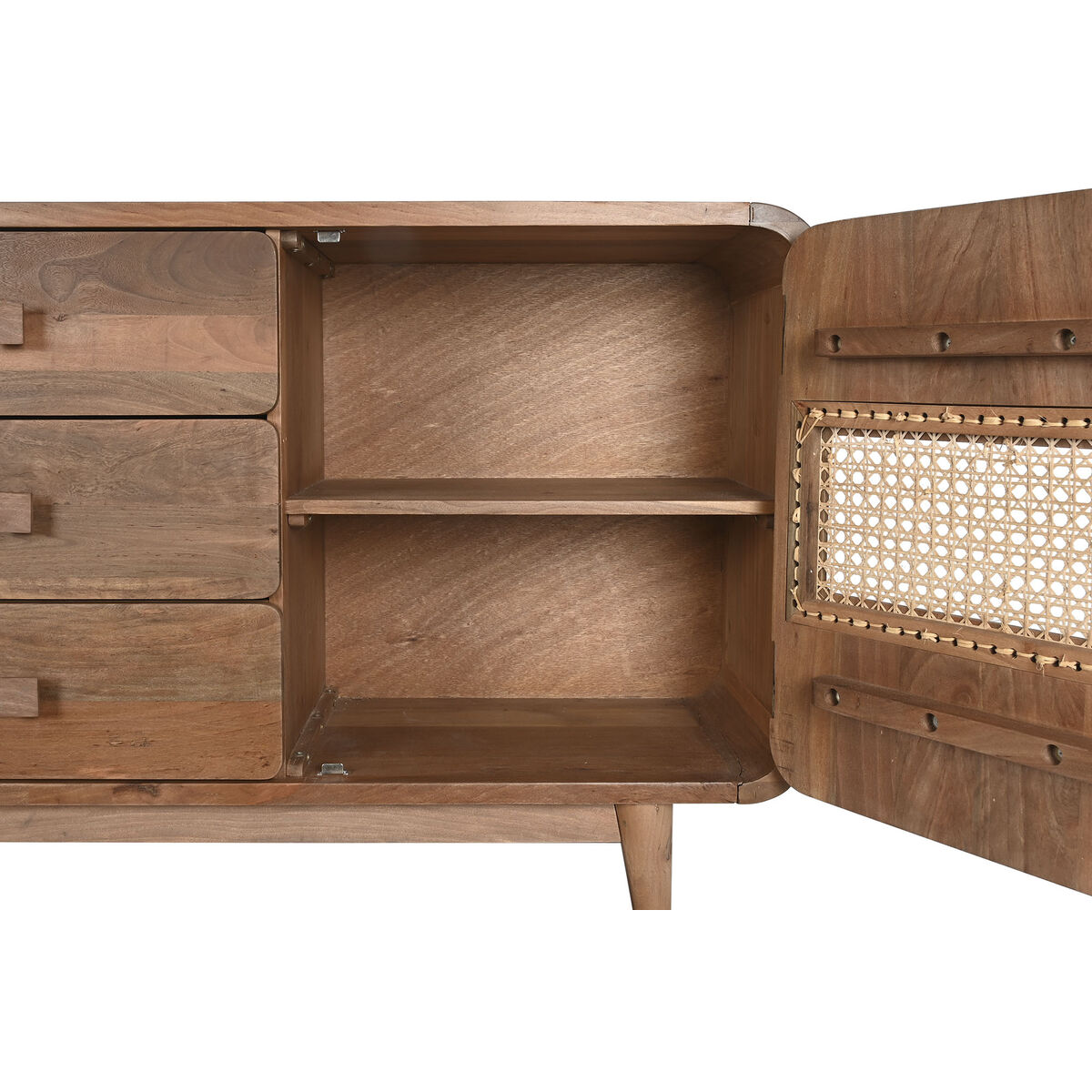 Skänk DKD Home Decor Naturell Trä 160 x 38 x 75 cm - 4