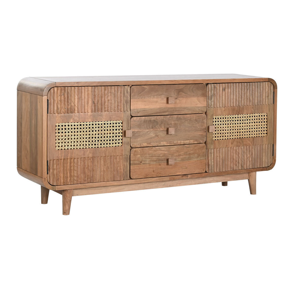 Skänk DKD Home Decor Naturell Trä 160 x 38 x 75 cm - 9