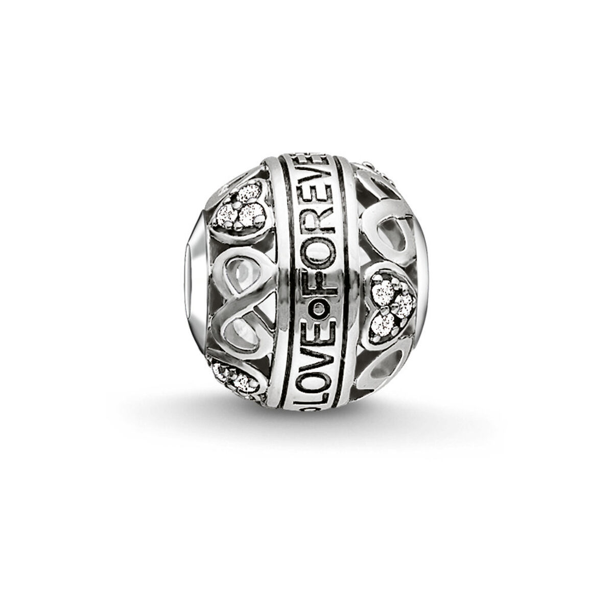 Dampärlor Thomas Sabo K0212-643-14 Vit 1,1 cm