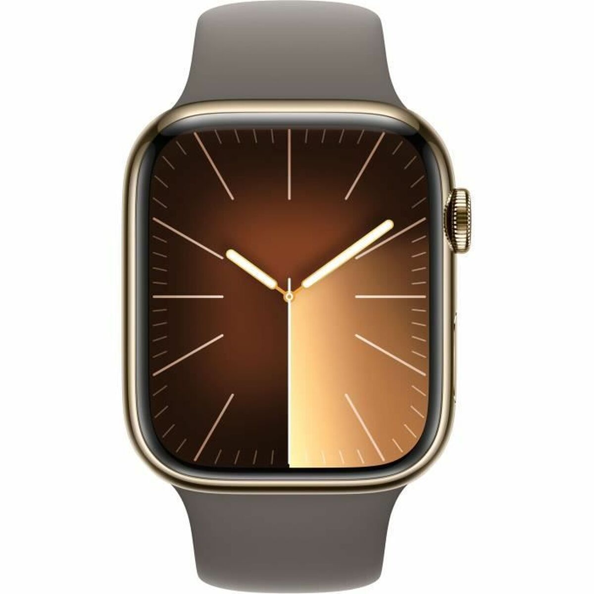 Smartklocka Apple Series 9 Brun Gyllene 45 mm - 6